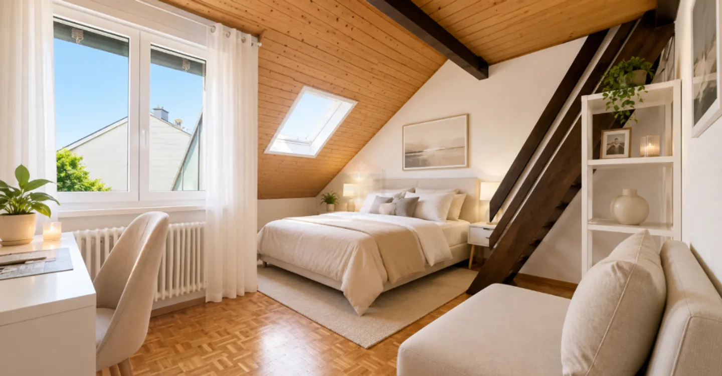 4-Zimmer-Penthouse von 113 m² im Zentrum von Bernex - Foto 5 von 7