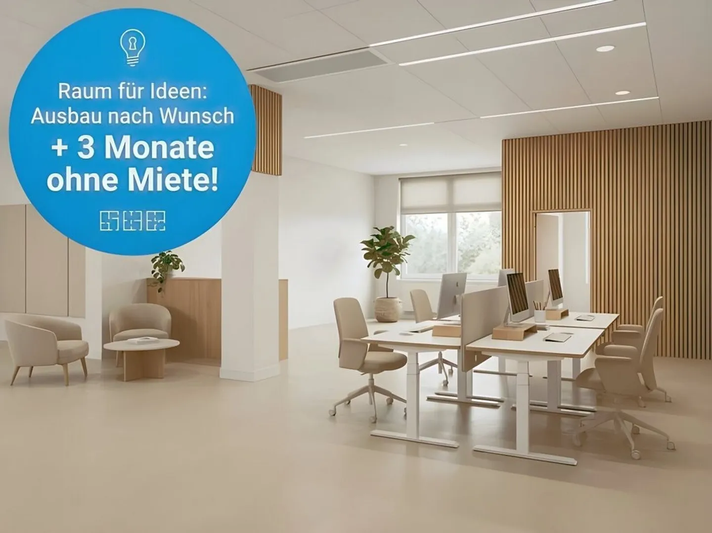 Espace pour idées : expansion selon vos souhaits + 3 mois sans loyer ! - Photo 1 sur 10