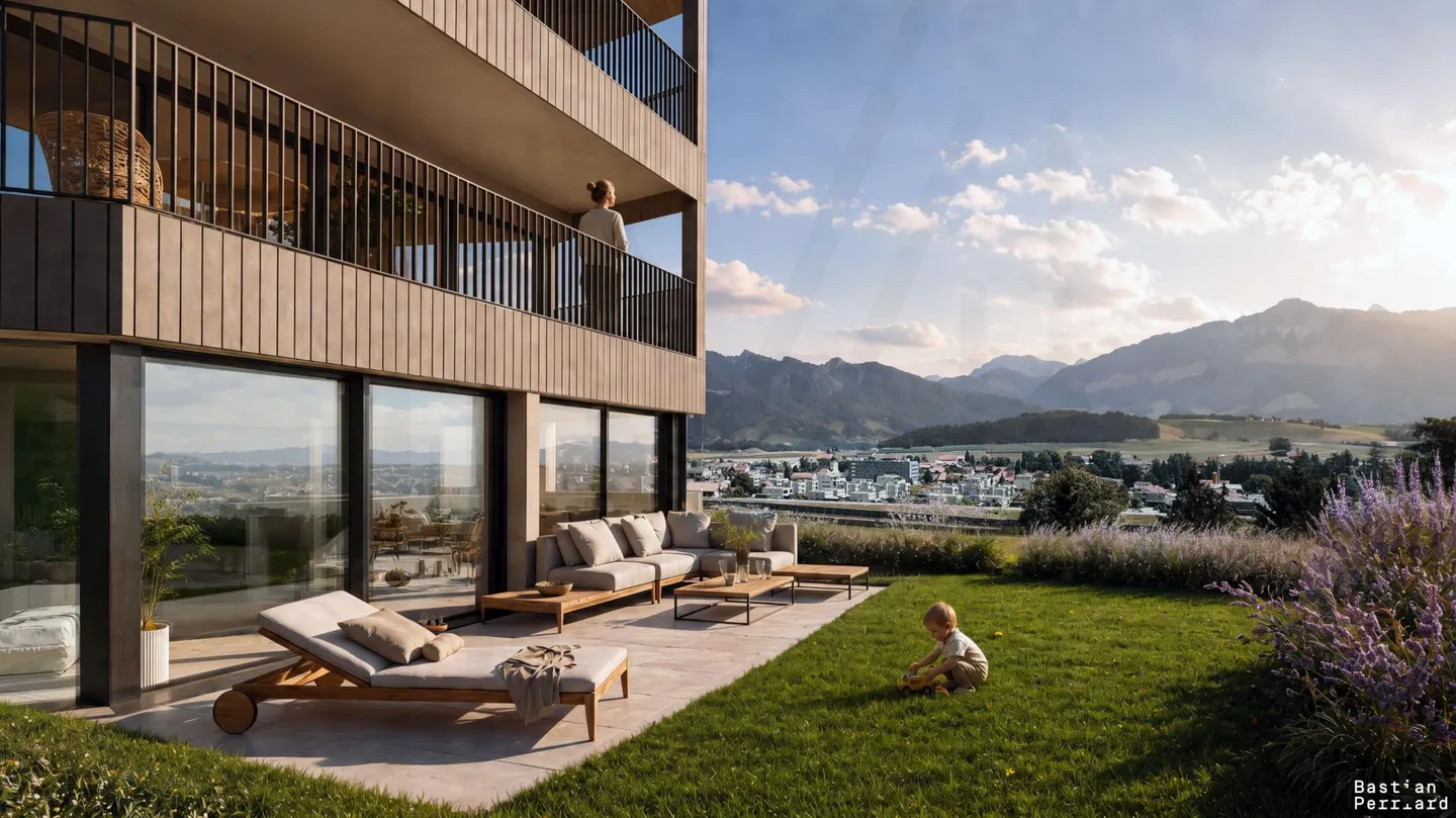 Villa contemporanea a Gruyère - Foto 1 di 9