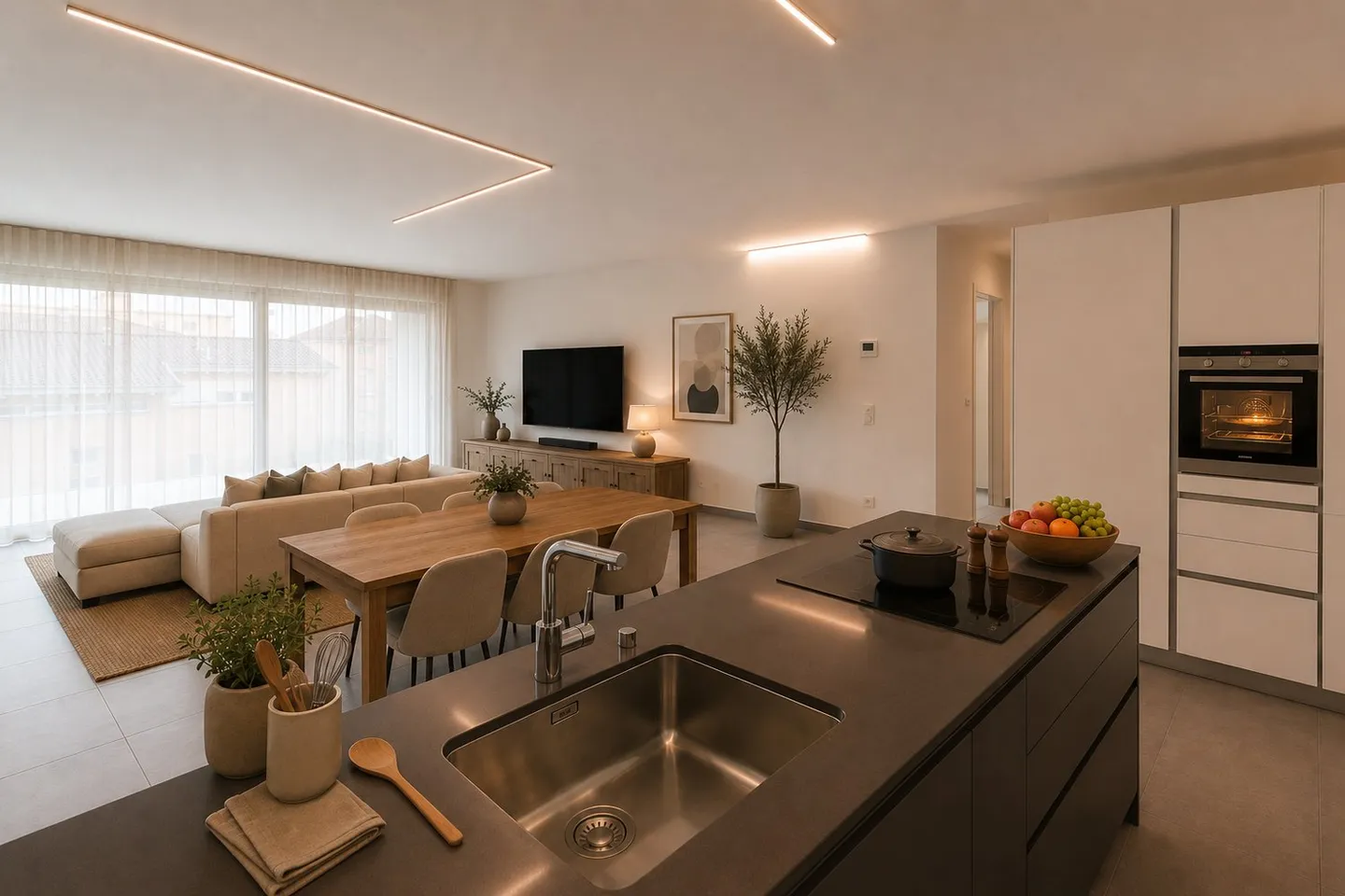 Apartments with Terrace of 3.5 Rooms in Bellinzona for Sale - Photo 4 of 14