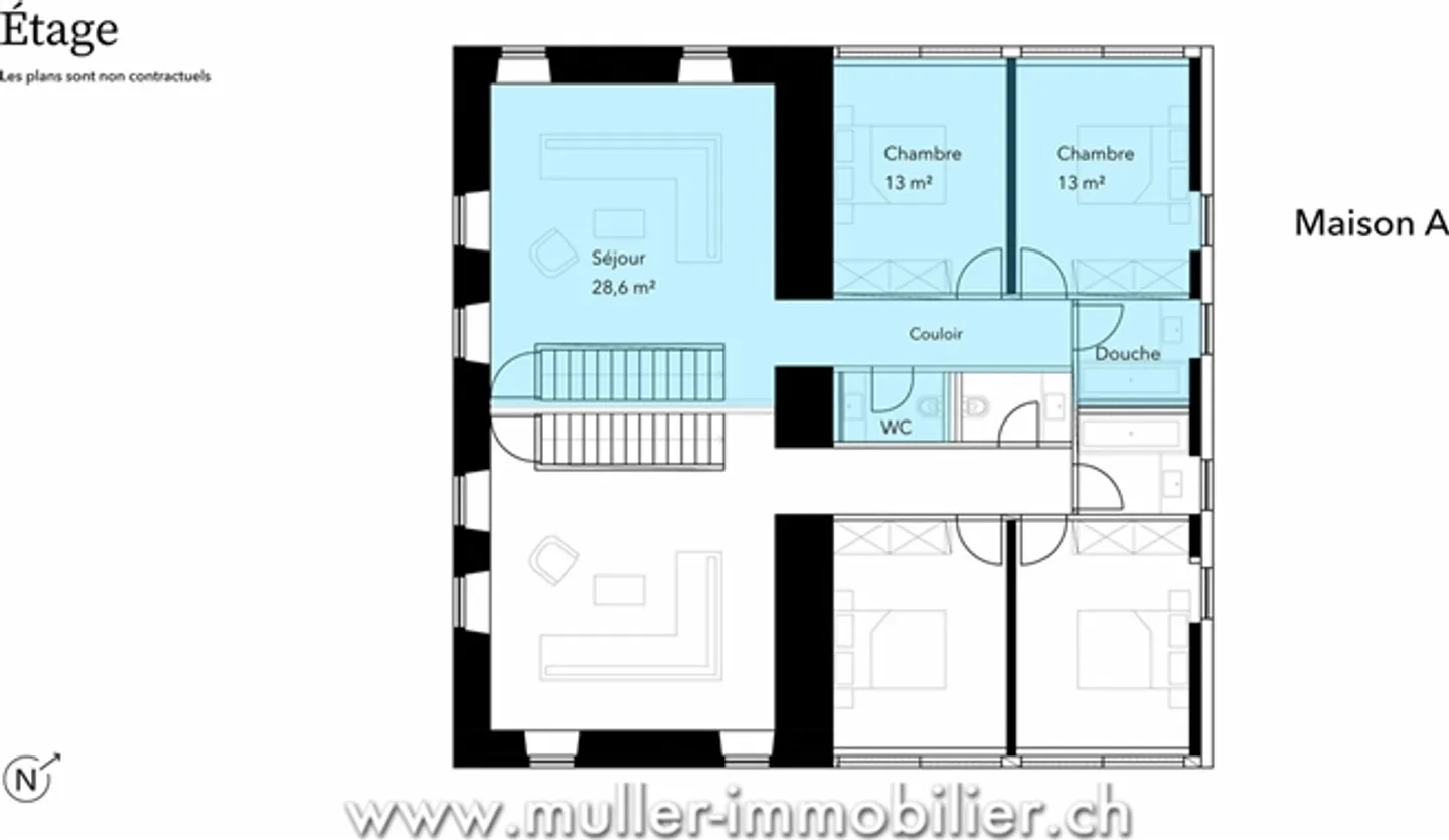 Maison jumelée au pied du Tour de Gourze - Photo 8 sur 13