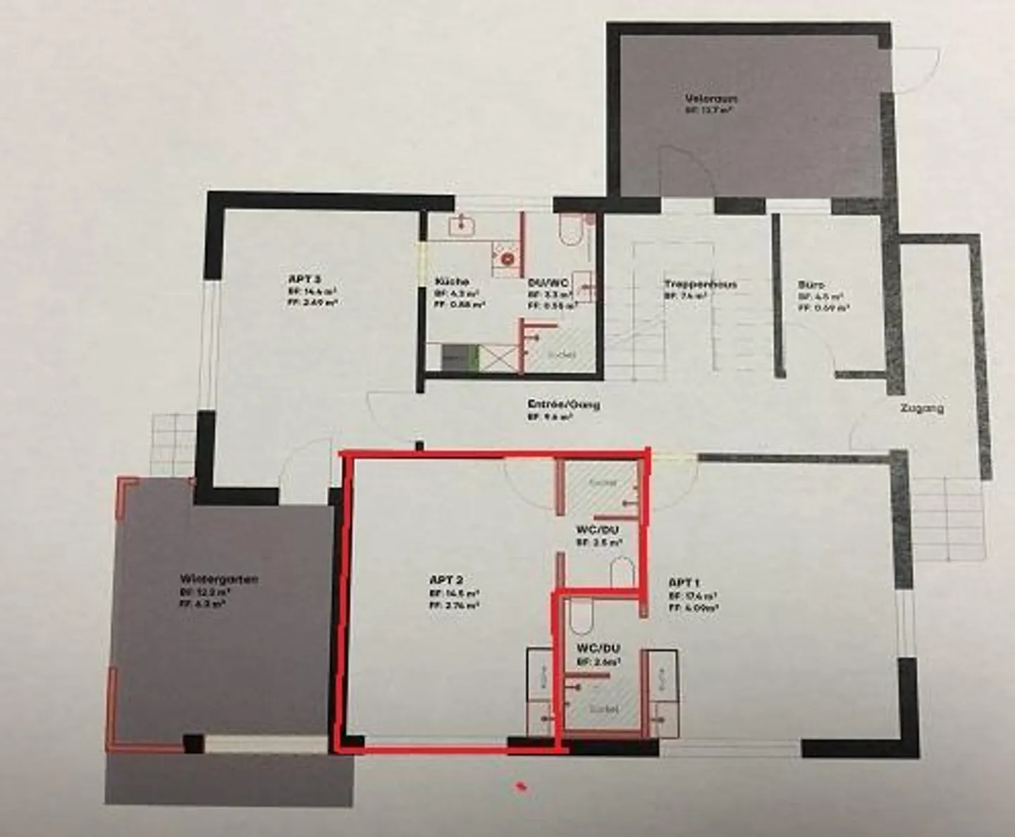 Appartement 1 chambre "meublé" près de la gare - Photo 13 sur 13