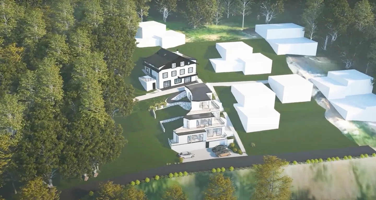 Residential project with building permit in force 3+3 housing with lake and Alps view - Photo 2 of 6