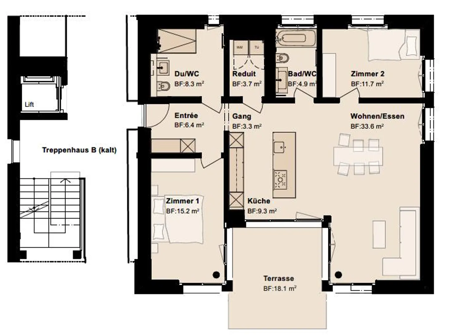 High-quality new apartments in the heart of Dachsen - Photo 11 of 11