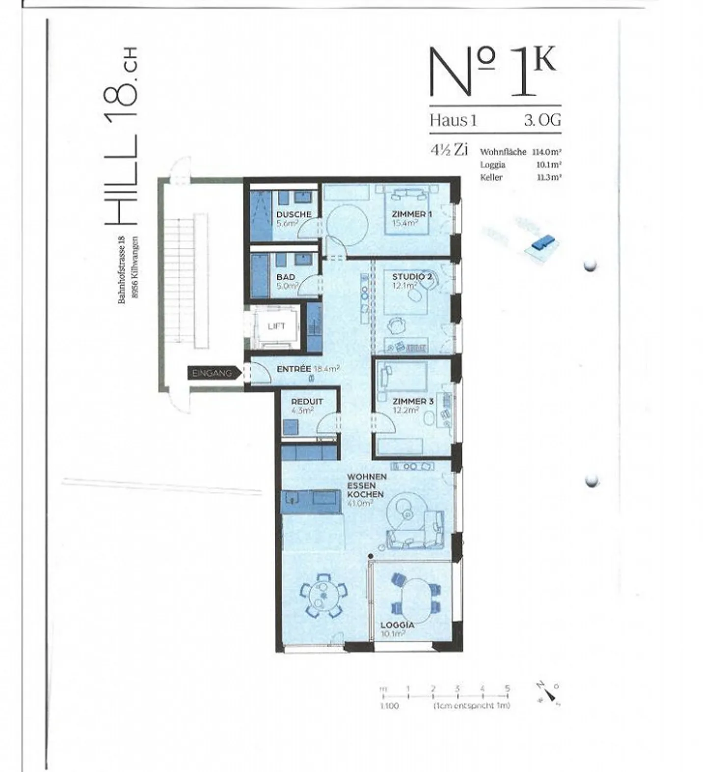 "Prima occupazione" Moderno appartamento di 4,5 stanze, a soli 20 minuti da Zurigo - Foto 6 di 6