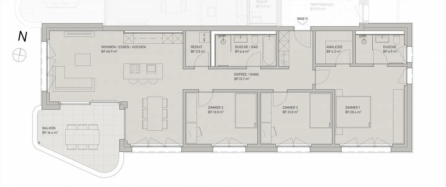 Appartements modernes de 4,5 pièces dans un quartier calme - Photo 5 sur 11