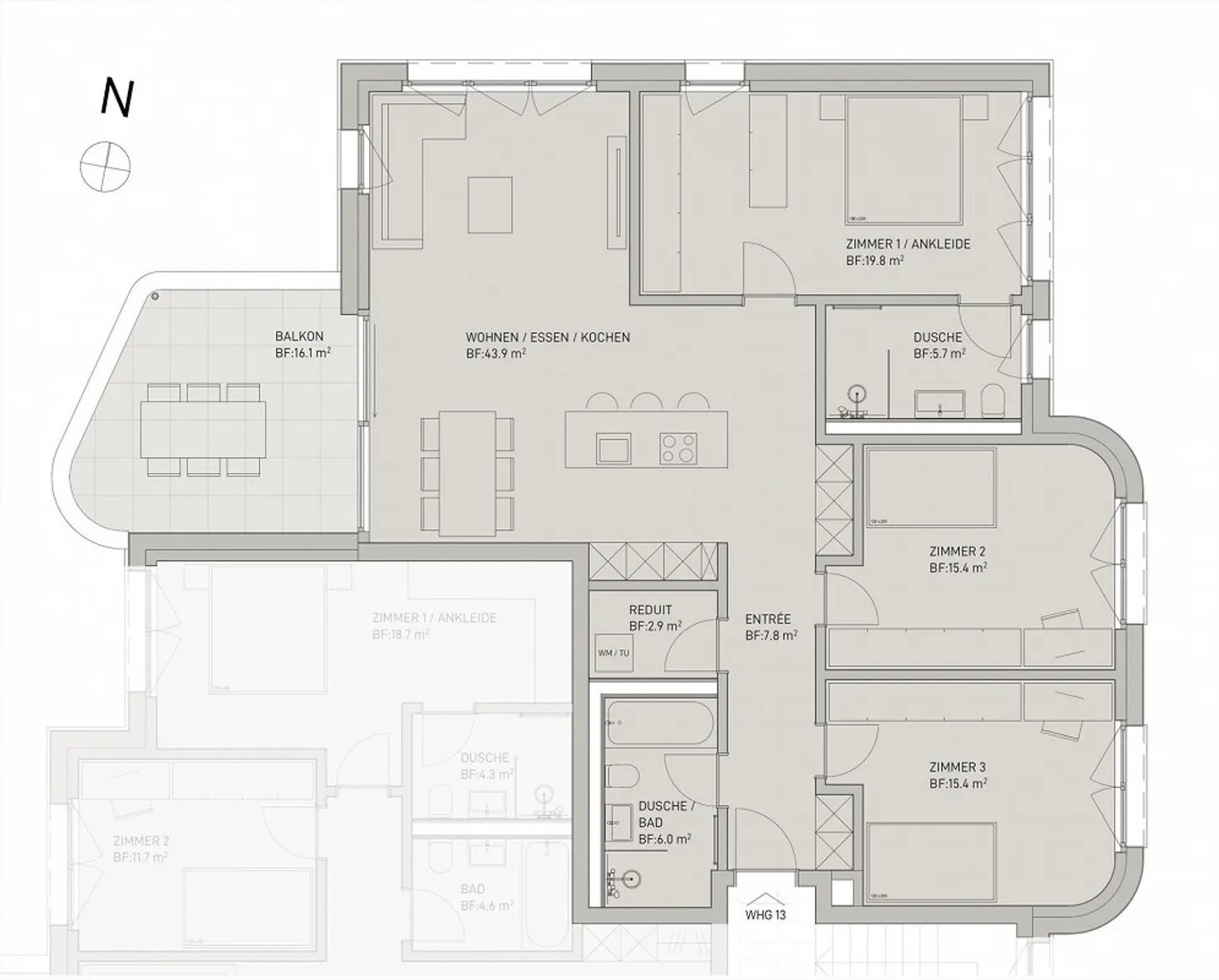 Appartements modernes de 4,5 pièces dans un quartier calme - Photo 7 sur 11
