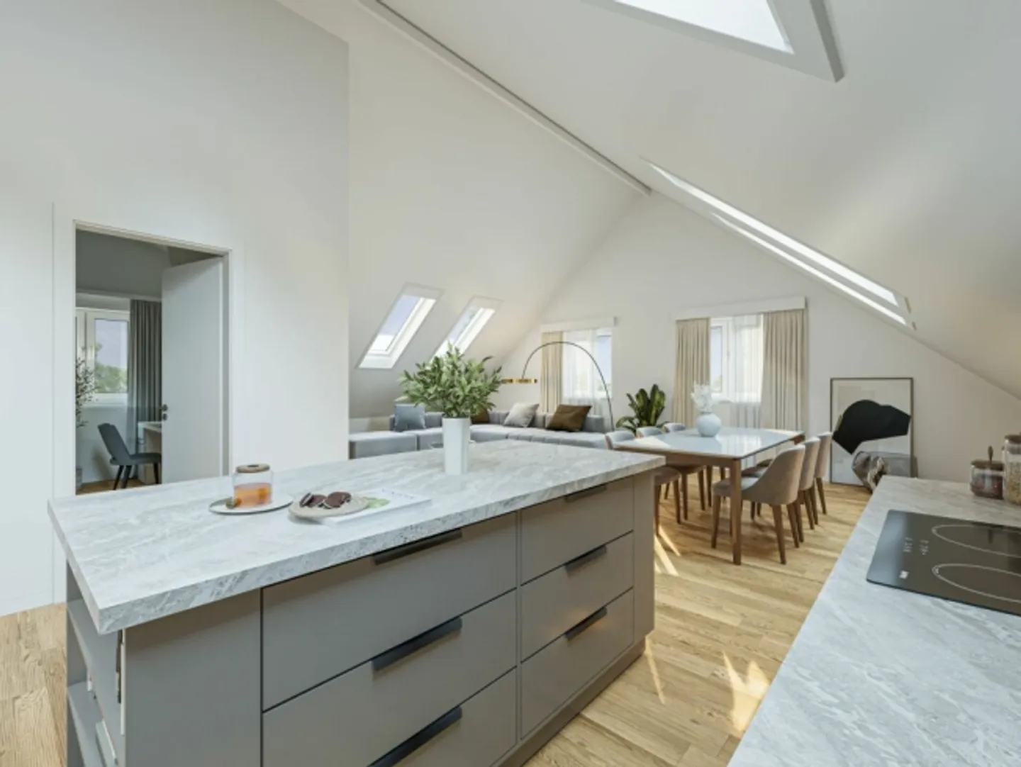 Penthouse de rêve avec grande terrasse - Photo 2 sur 6