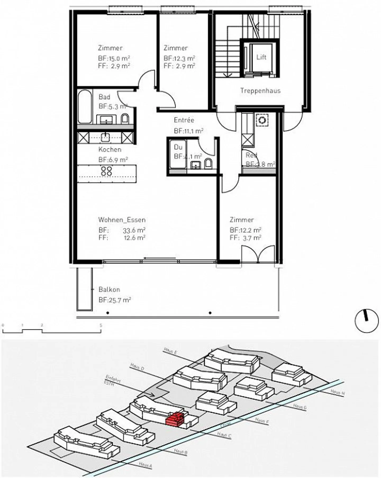 Charmant appartement 4.5 pièces - Photo 9 sur 9