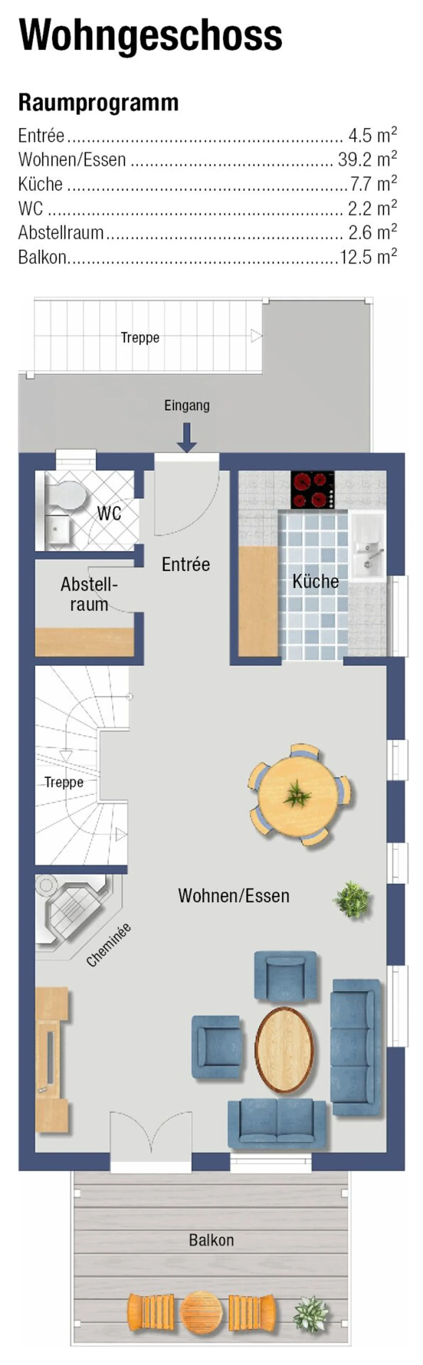 Geräumige Maisonette in Gossau - Foto 19 von 22