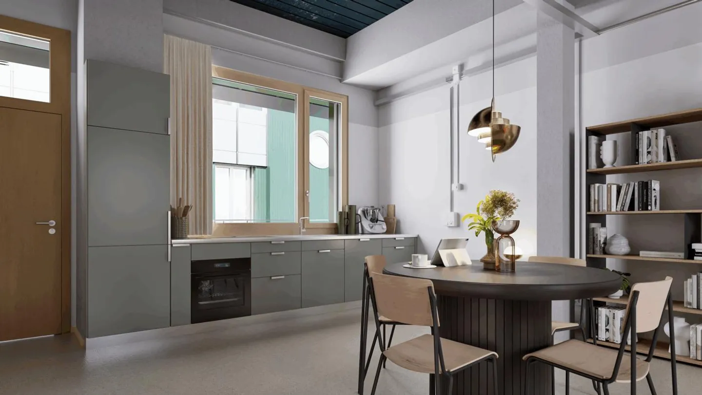 Nachhaltig Wohnen mit industrieller Anmutung - Maisonette direkt am... - Foto 2 von 8
