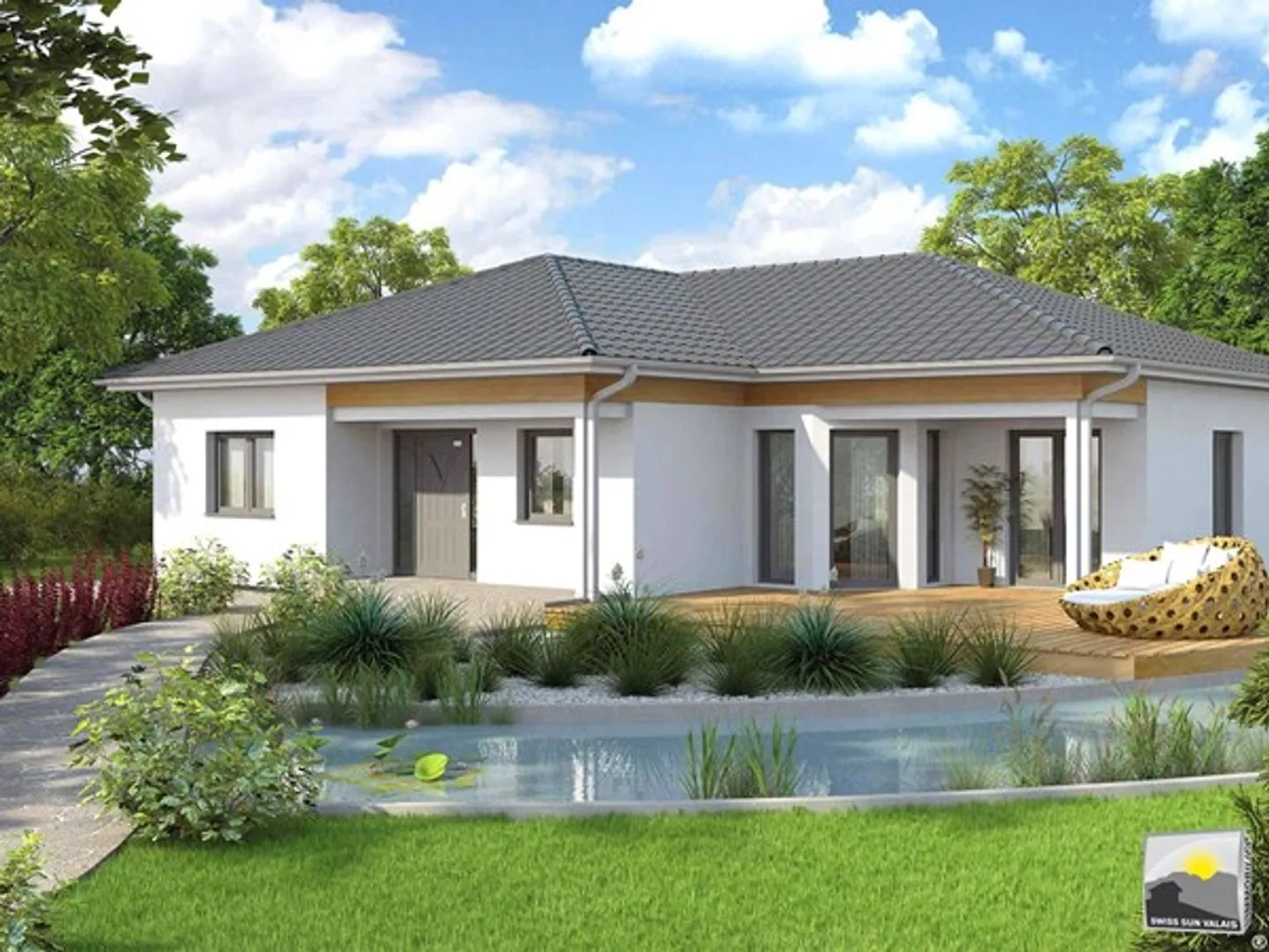 Perline: Bella villa unifamiliare a piano terra in Vallese - Foto 21 di 23