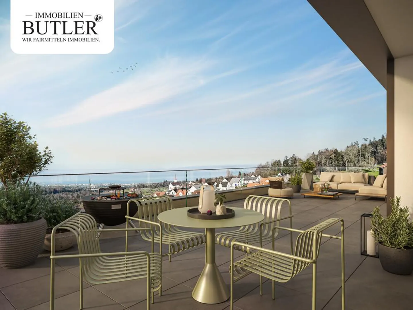 Terrasse - Vie exclusive avec vue sur le lac - Photo 1 sur 8