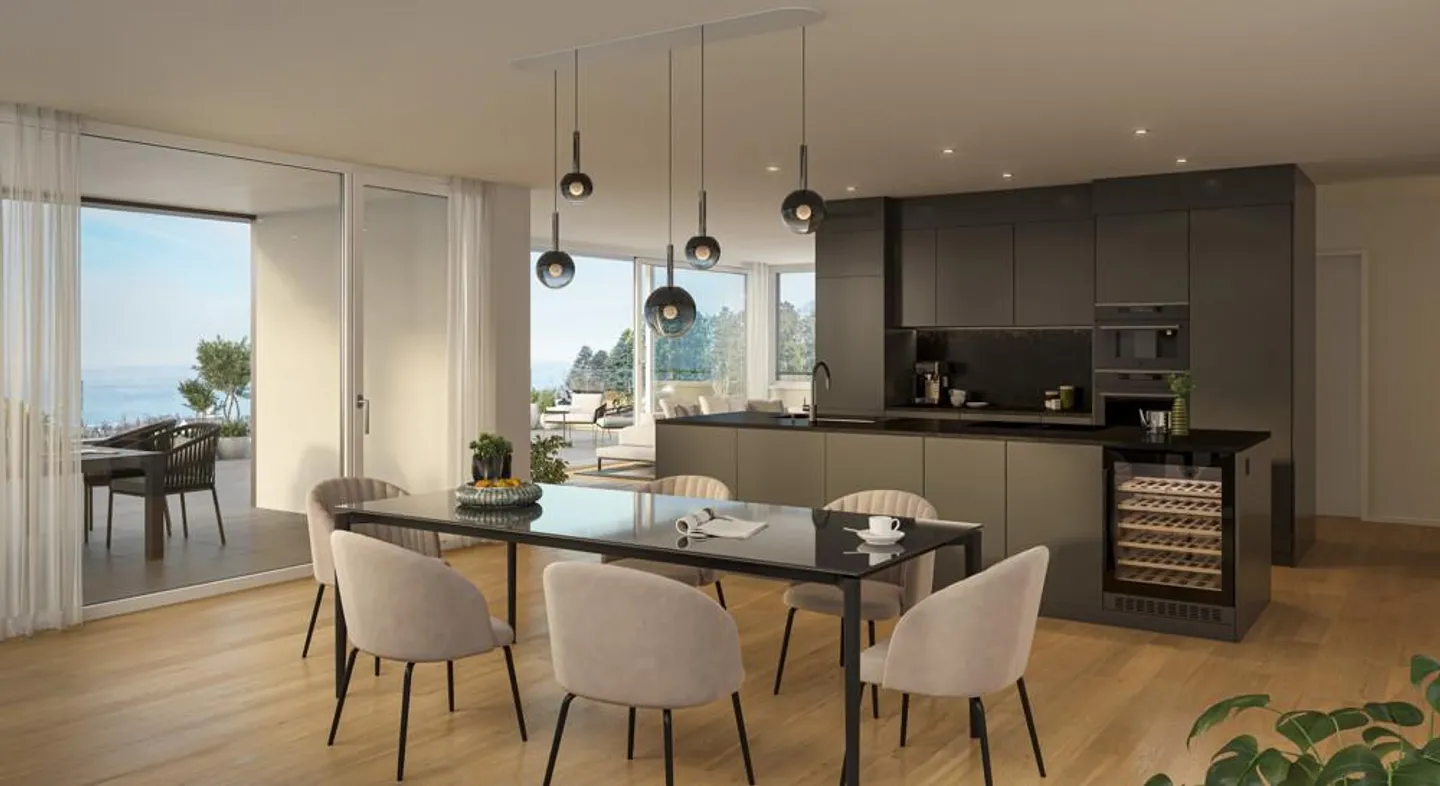 Terrasse - Vie exclusive avec vue sur le lac - Photo 2 sur 8