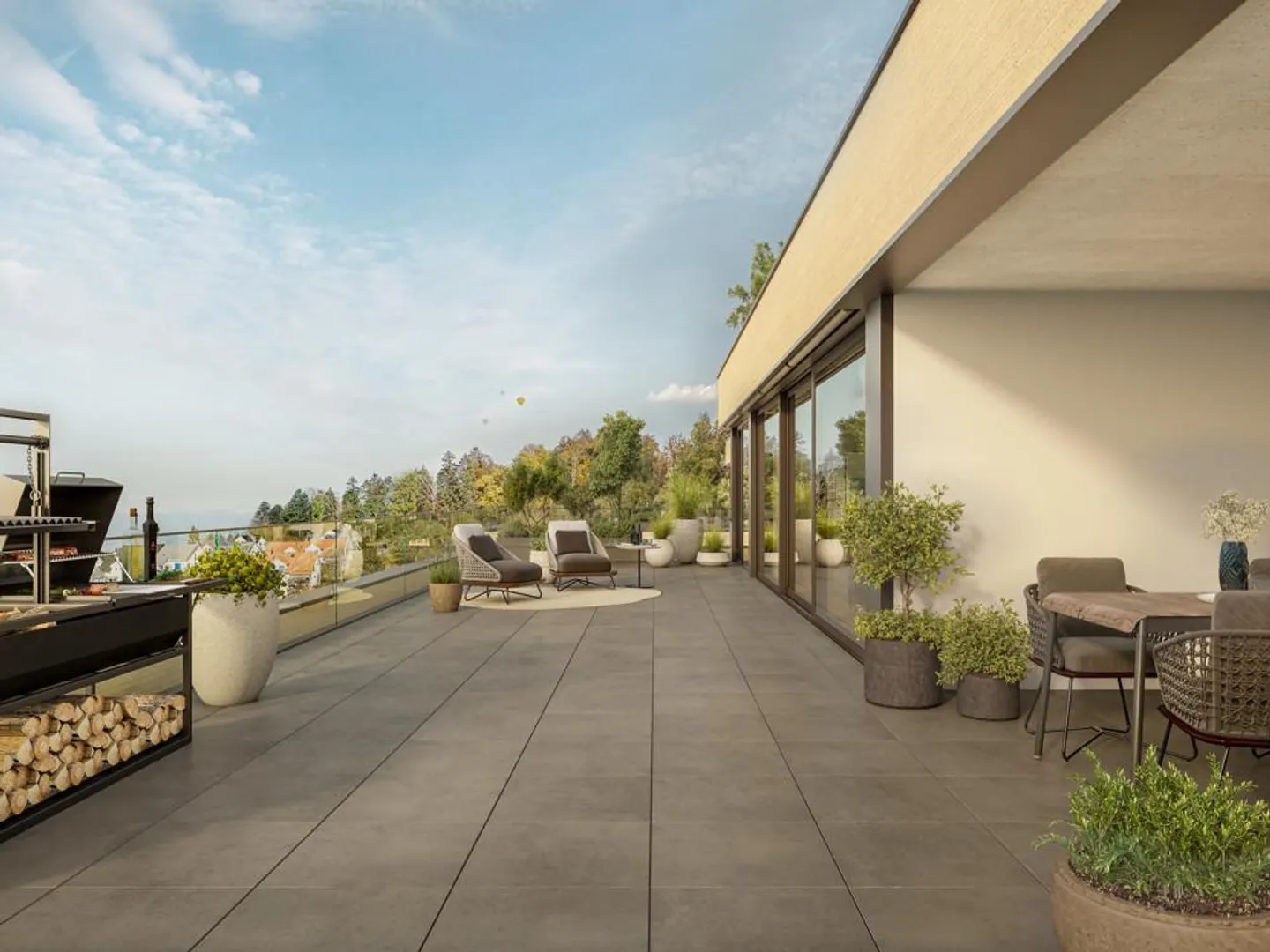 Terrasse - Vie exclusive avec vue sur le lac - Photo 3 sur 8