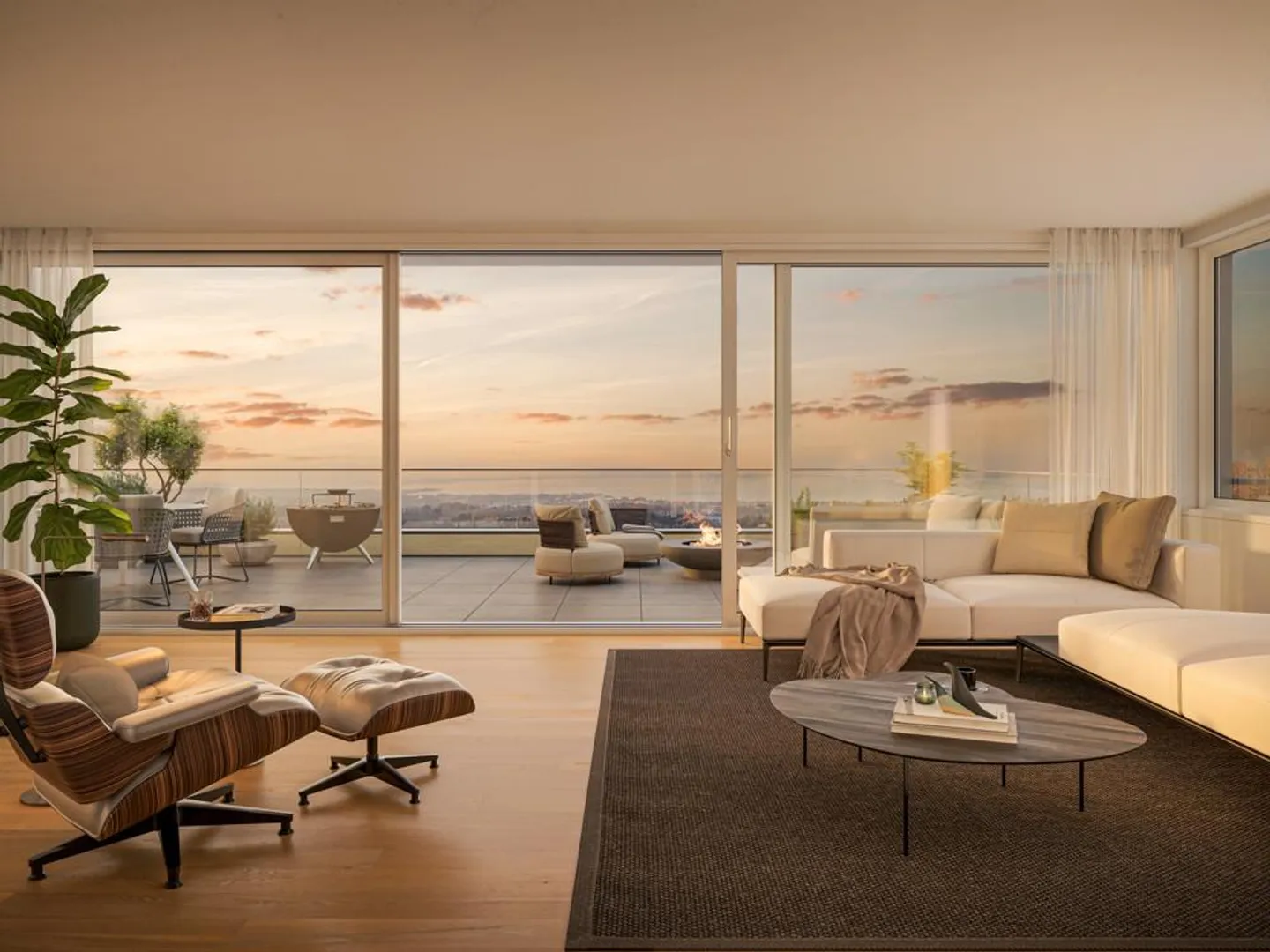 Terrasse - Vie exclusive avec vue sur le lac - Photo 4 sur 8