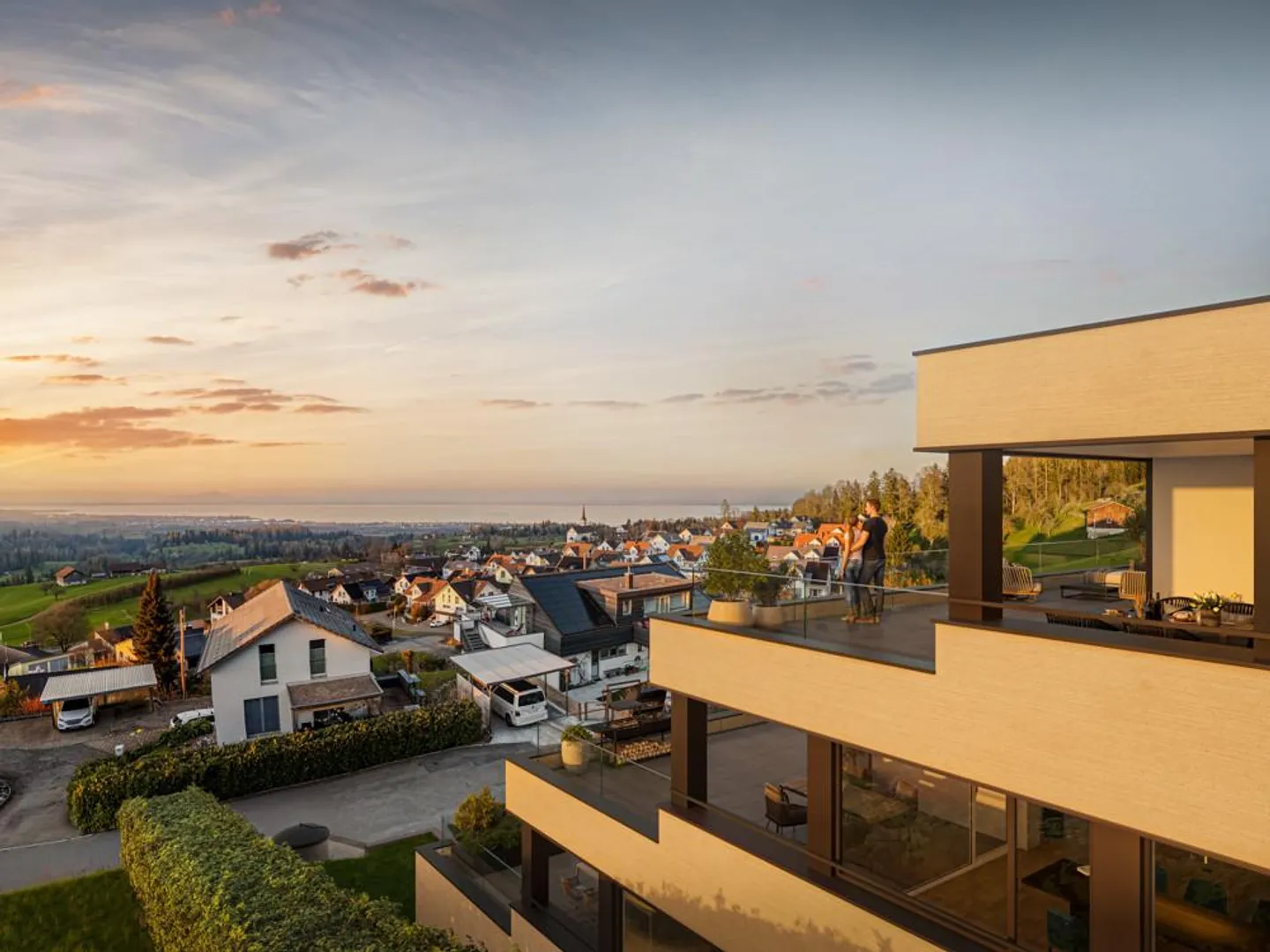 Terrasse - Vie exclusive avec vue sur le lac - Photo 5 sur 8