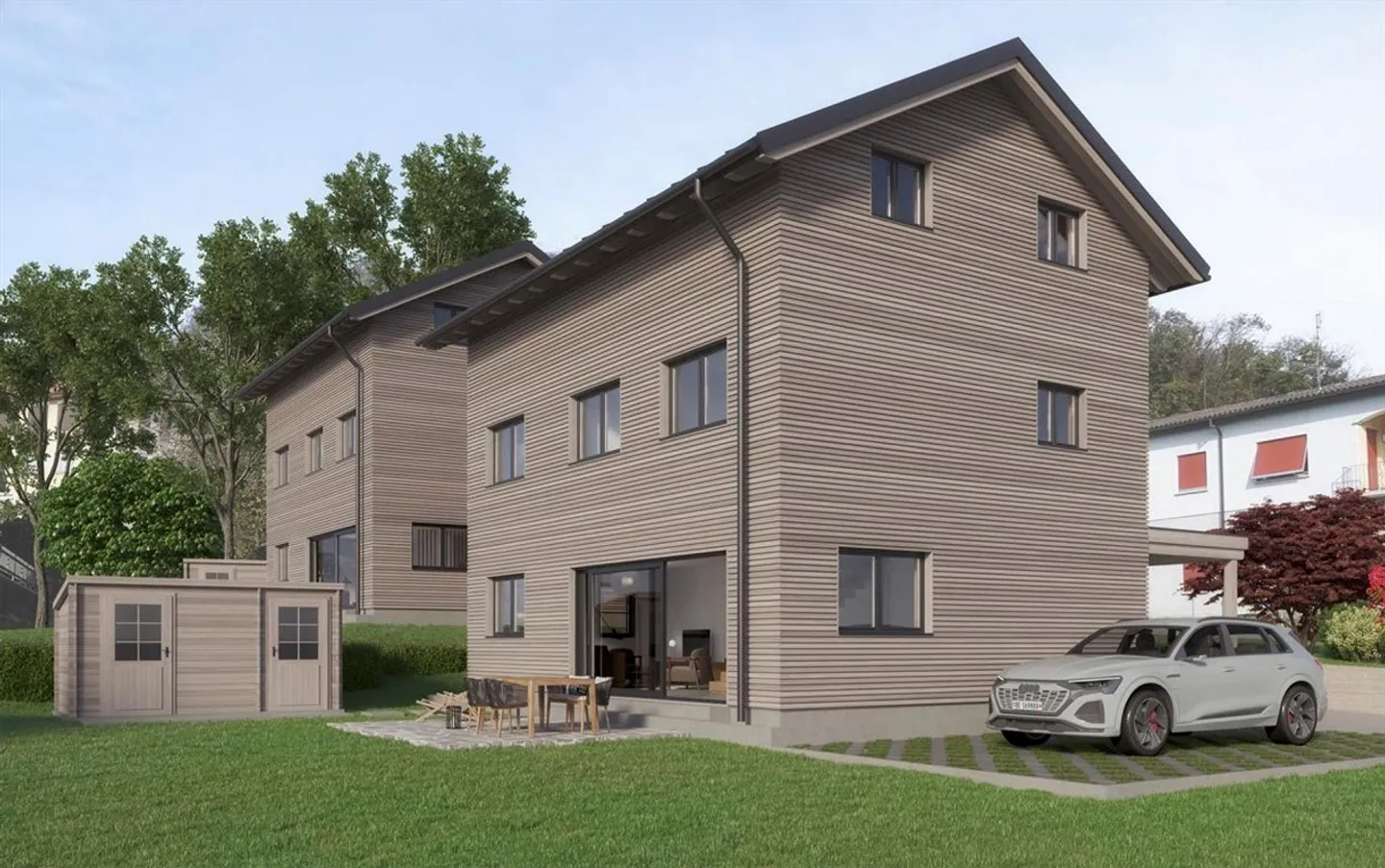 Terreno soleggiato di 906 m² con permesso di costruzione approvato ad Arzo - Foto 1 di 7