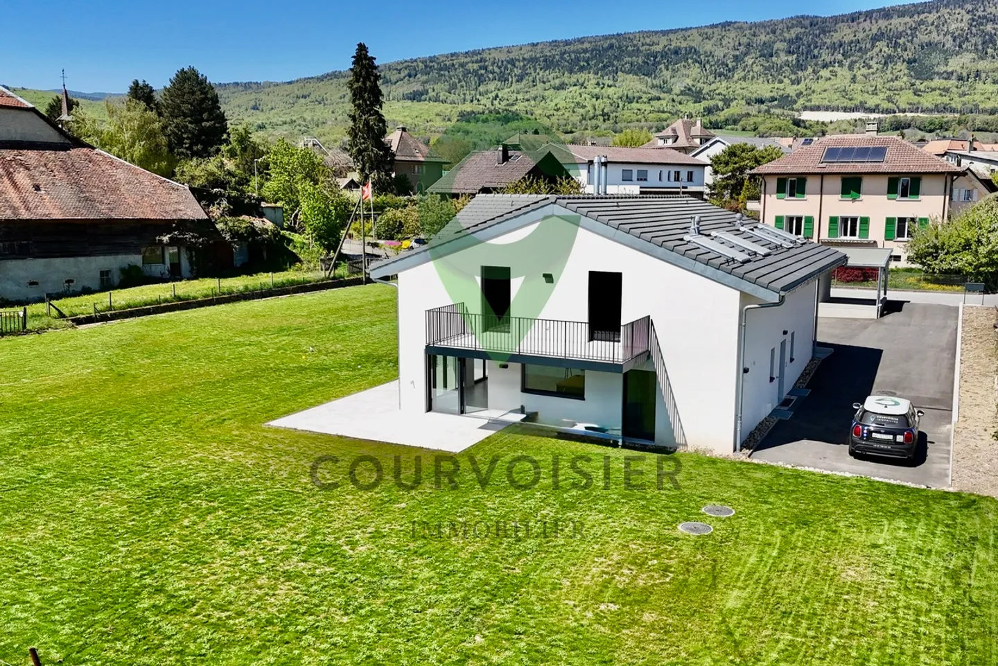 Nouvelle villa avec vue panoramique sur les Alpes, près d'Apples - Photo 12 sur 13