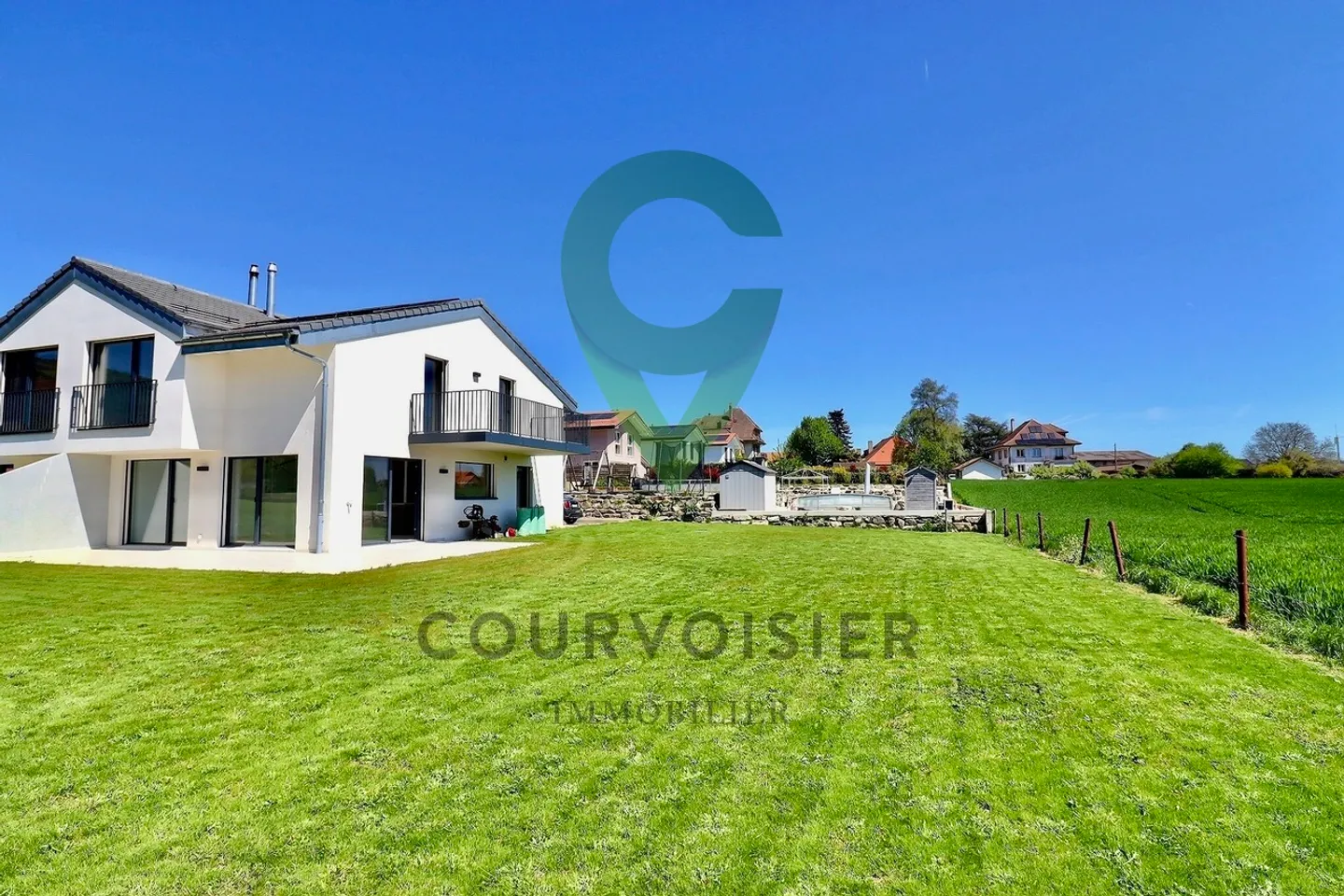 Nouvelle villa avec vue panoramique sur les Alpes, près d'Apples - Photo 13 sur 13