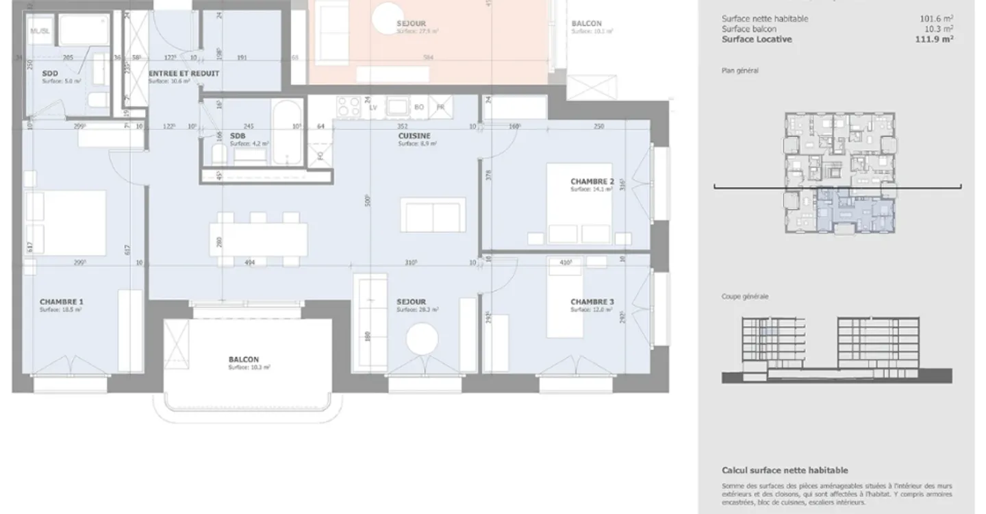 Magnificent new 4.5-room apartment for rent in Marly - Photo 9 of 11