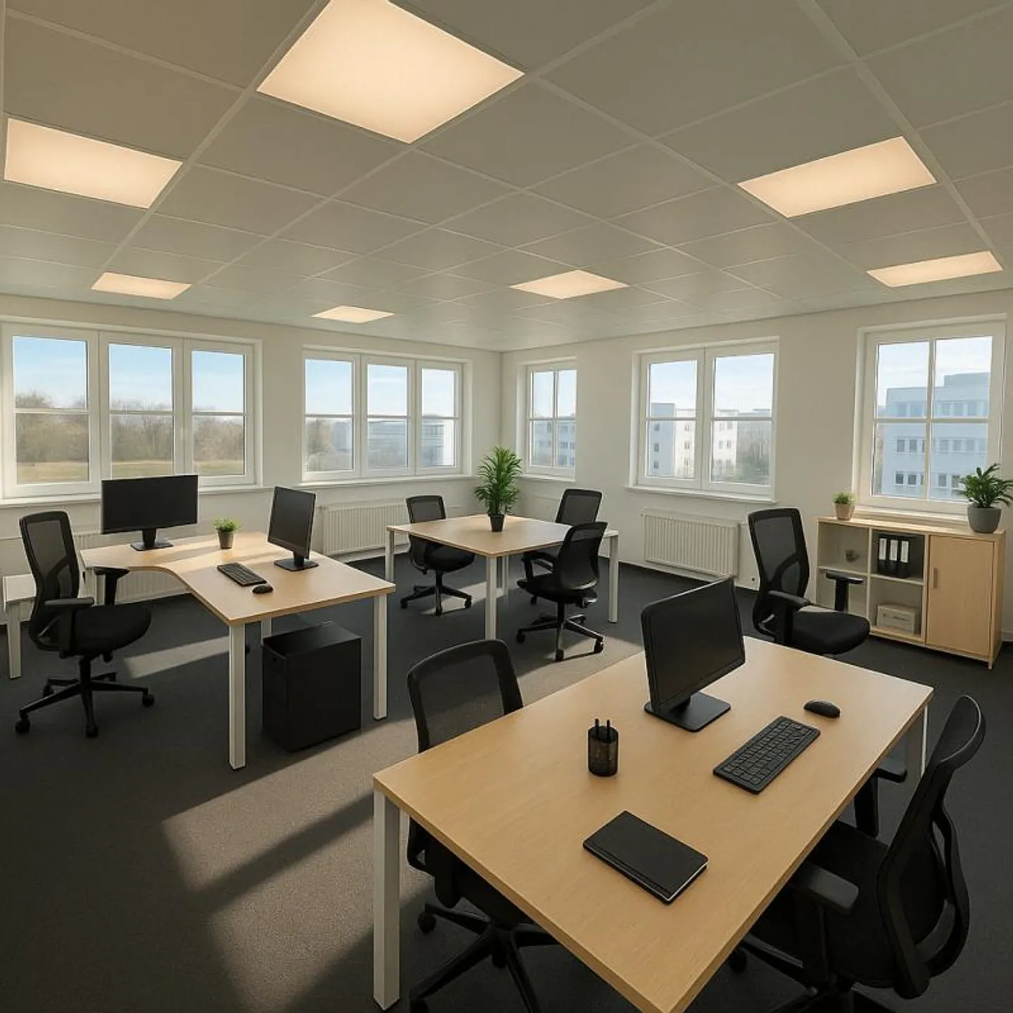 Attraktiver 54m² Büroraum an Top-Lage an der Grenze - Foto 2 von 6