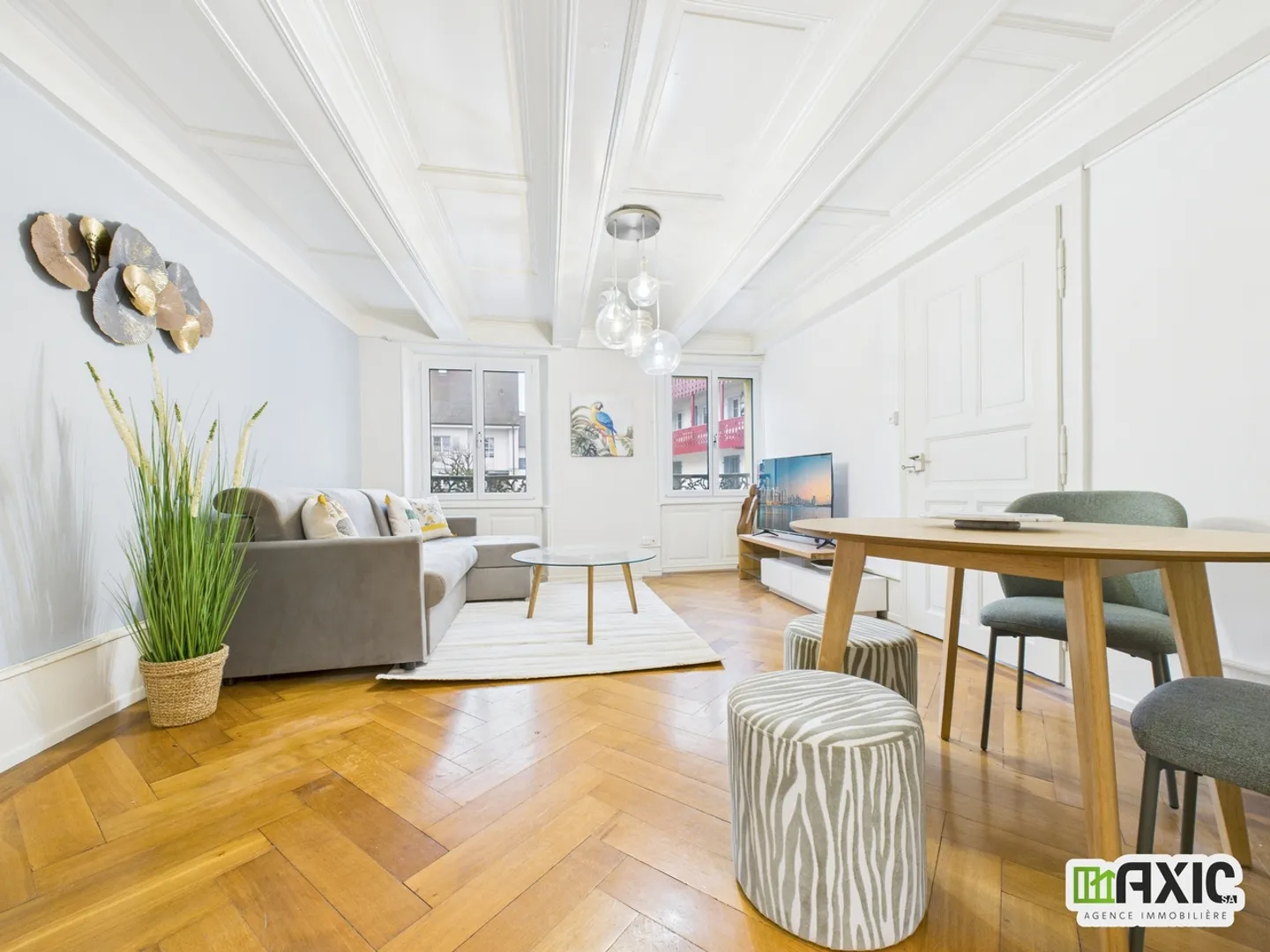 Möblierte 2,5-Zimmer-Wohnung im Herzen von Delémont mit Balkon - Foto 5 von 12