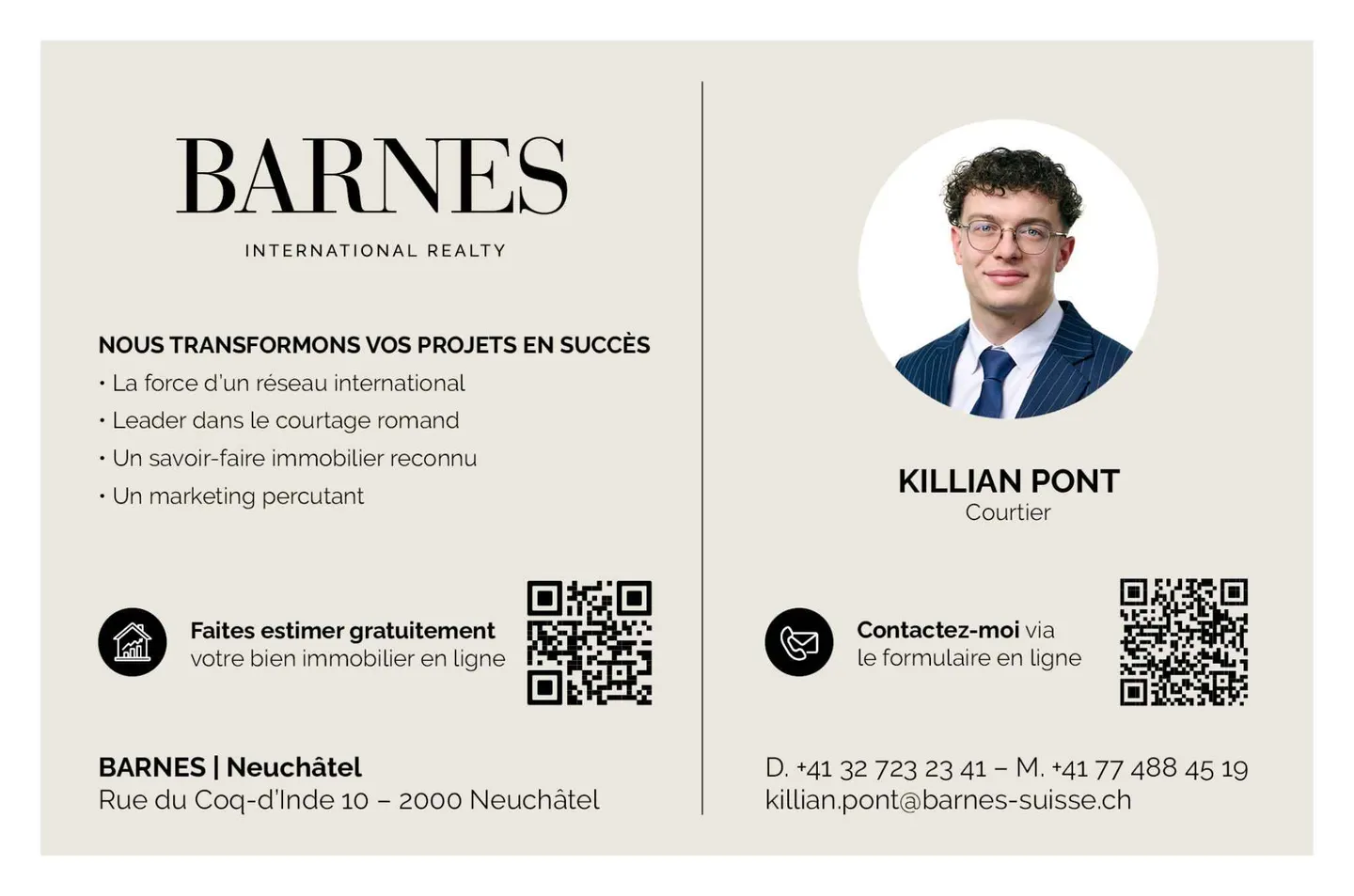 Geräumige 5-Zimmer-Wohnung im Herzen von La Chaux-de-Fonds - Foto 9 von 9