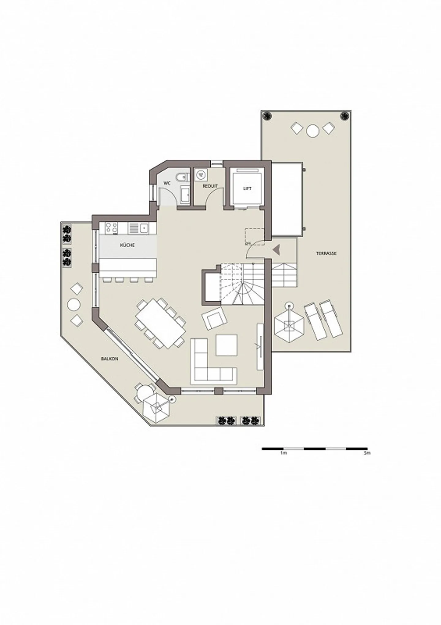 Primo Appartamento | Nuova Costruzione 1660 | Attico Duplex di 4.5 Stanze - Foto 2 di 3
