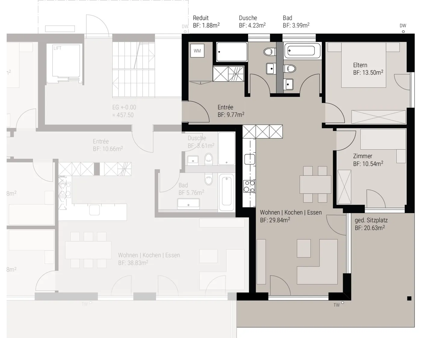 3.5 Room Apartment with Modern Expansion - Photo 8 of 8