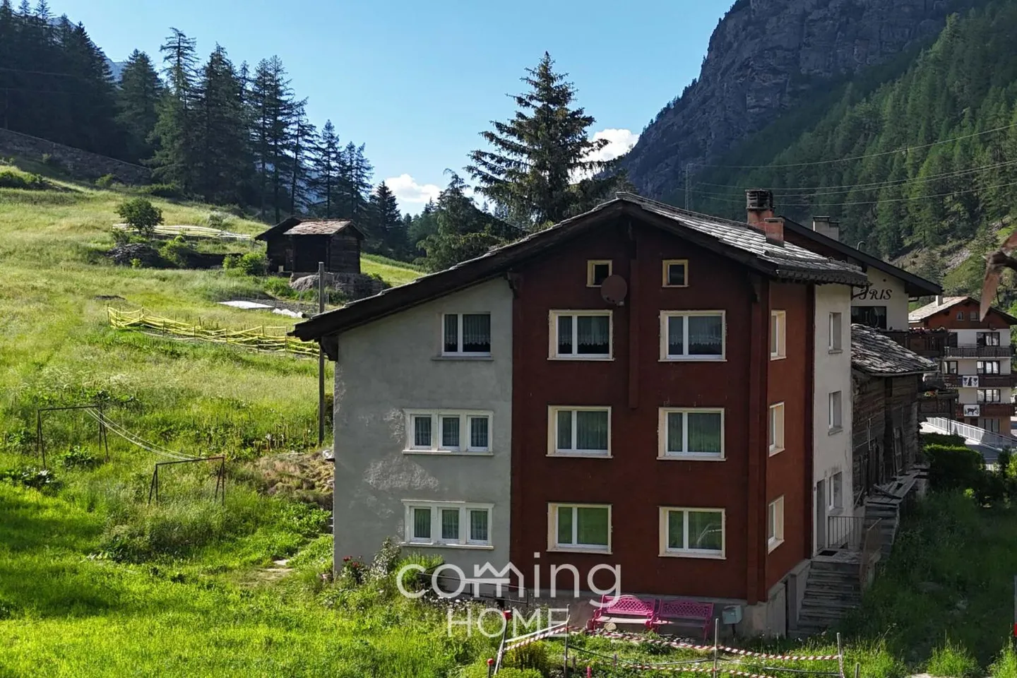 Charmante Wohnung in Saas-Balen - Foto 1 von 12