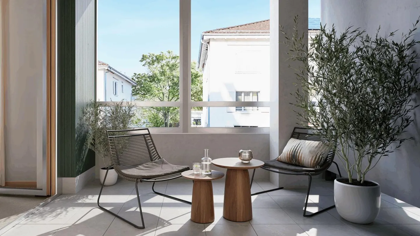 Vie sur le toit avec vue sur le Rhin - Photo 5 sur 8