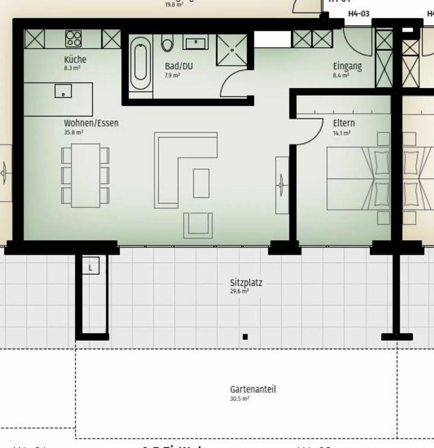 Modern Apartment with Spacious Terrace - Photo 7 of 7