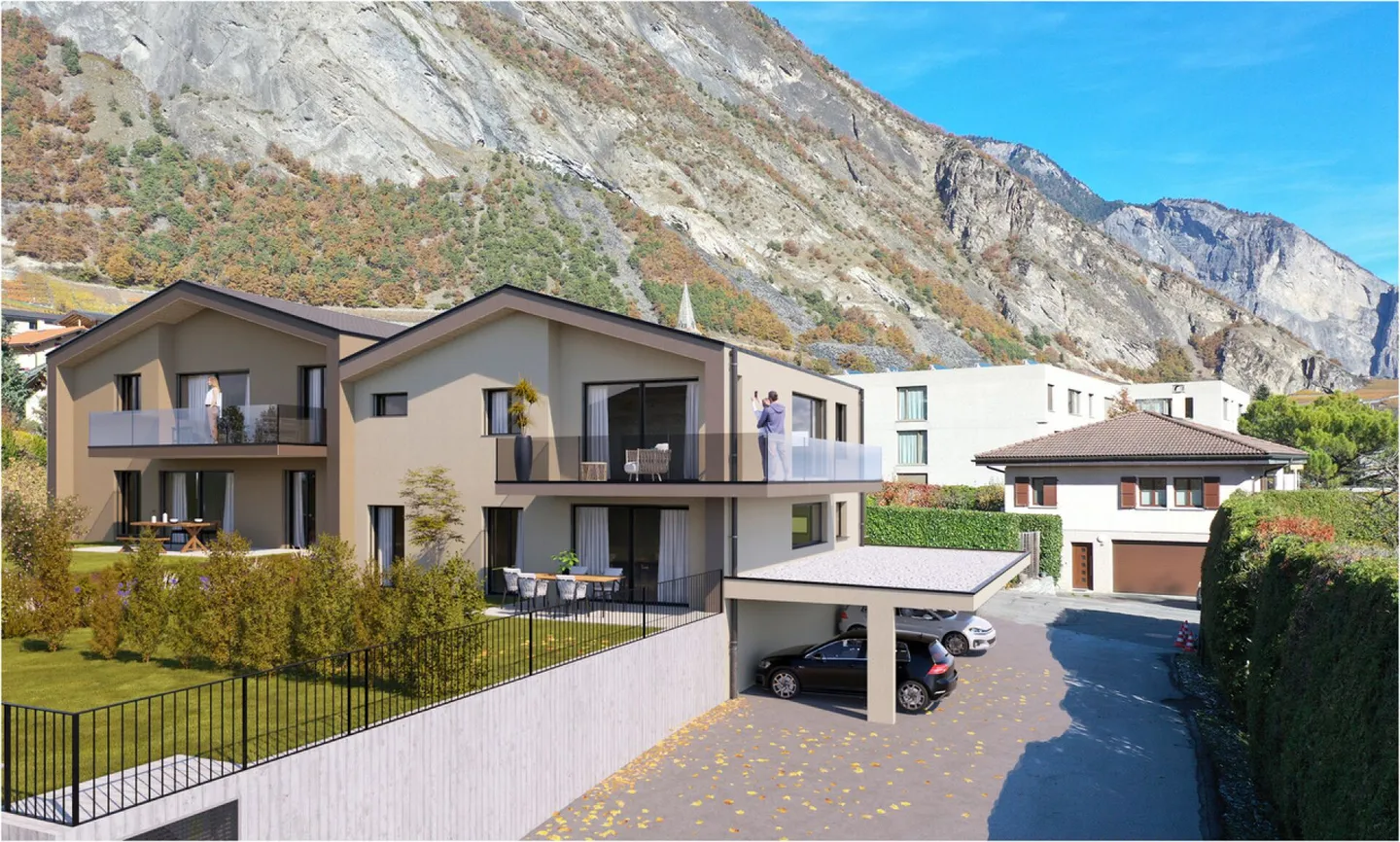 Die Weinberge der Arche - 4,5 Zimmer in einem Gebäude mit 4 Wohnungen - Foto 1 von 13