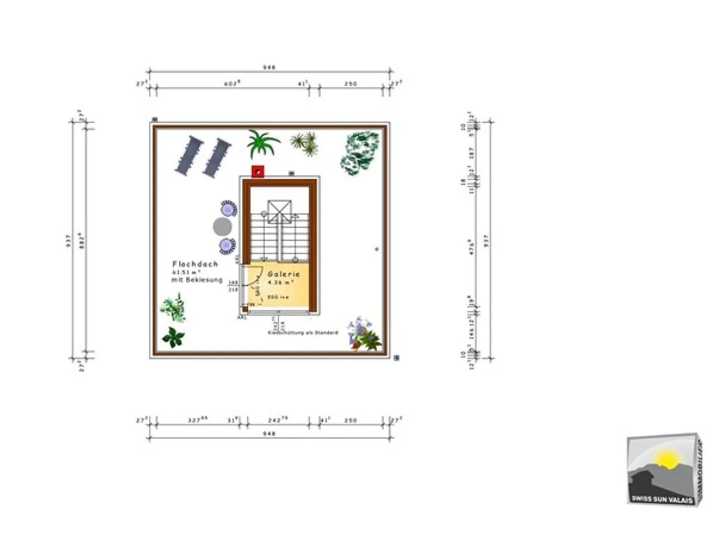 Roof-Top: villa contemporanea MAGnIFIC 4.5 pces di 158 mq - Foto 10 di 16