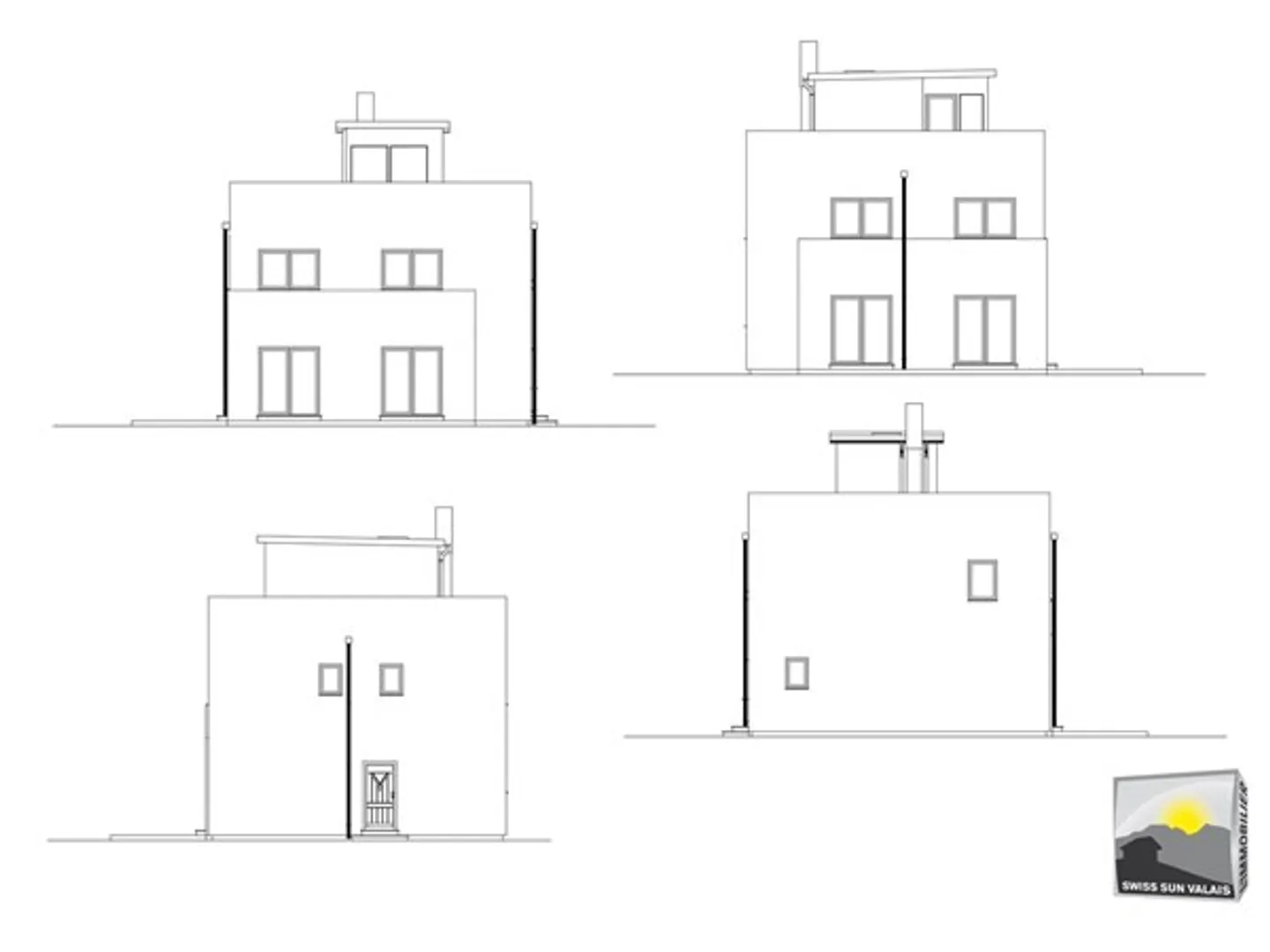 Roof-Top: villa contemporanea MAGnIFIC 4.5 pces di 158 mq - Foto 11 di 16