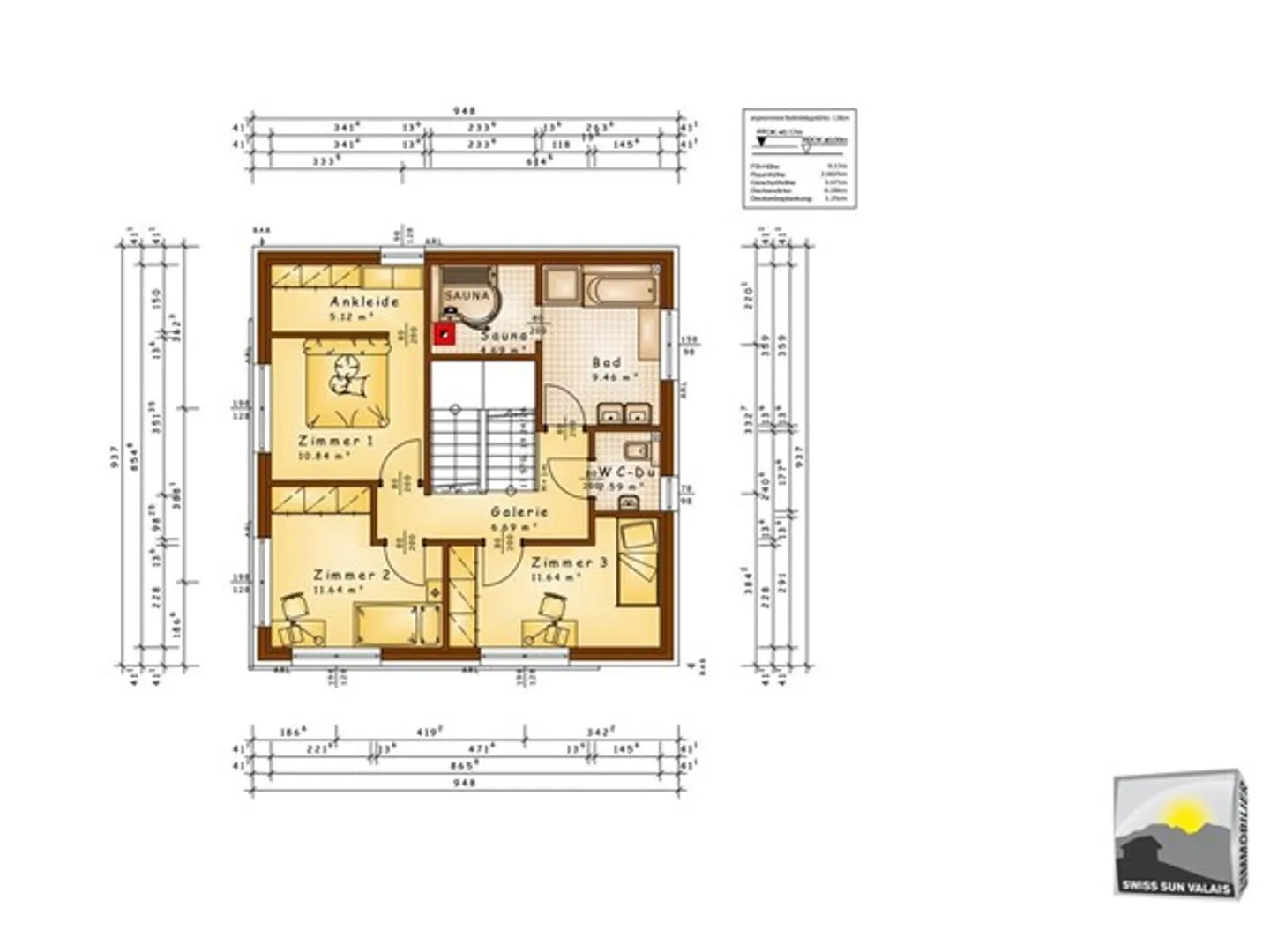 Roof-Top: villa contemporanea MAGnIFIC 4.5 pces di 158 mq - Foto 9 di 16