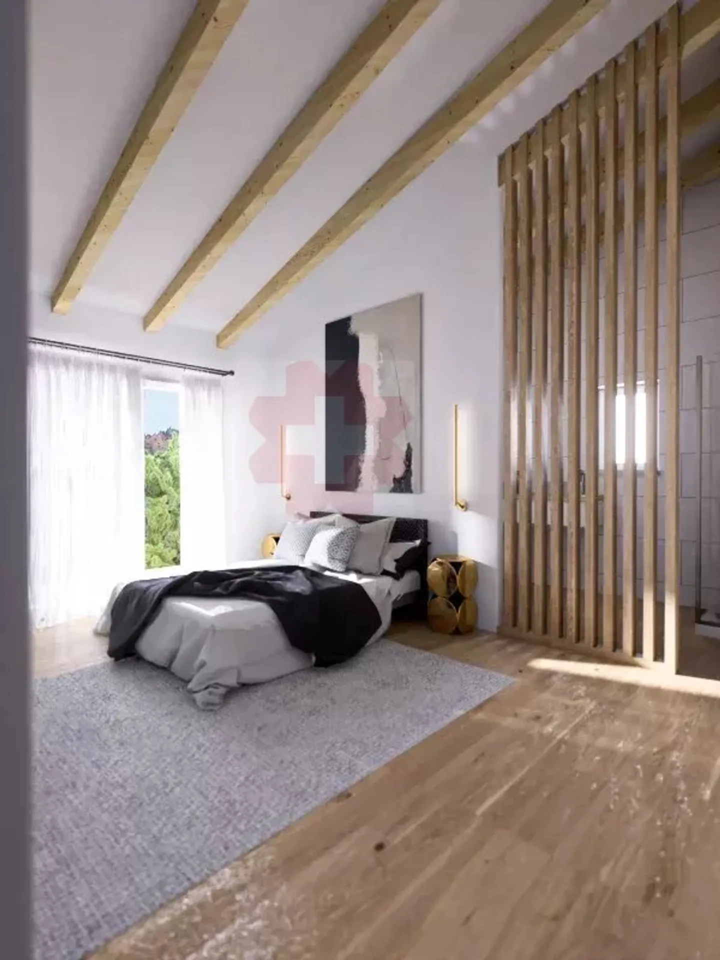 Magnifico appartamento attico di 4,5 stanze con grande terrazza e vista libera a Luc (Ayent) - Foto 6 di 9