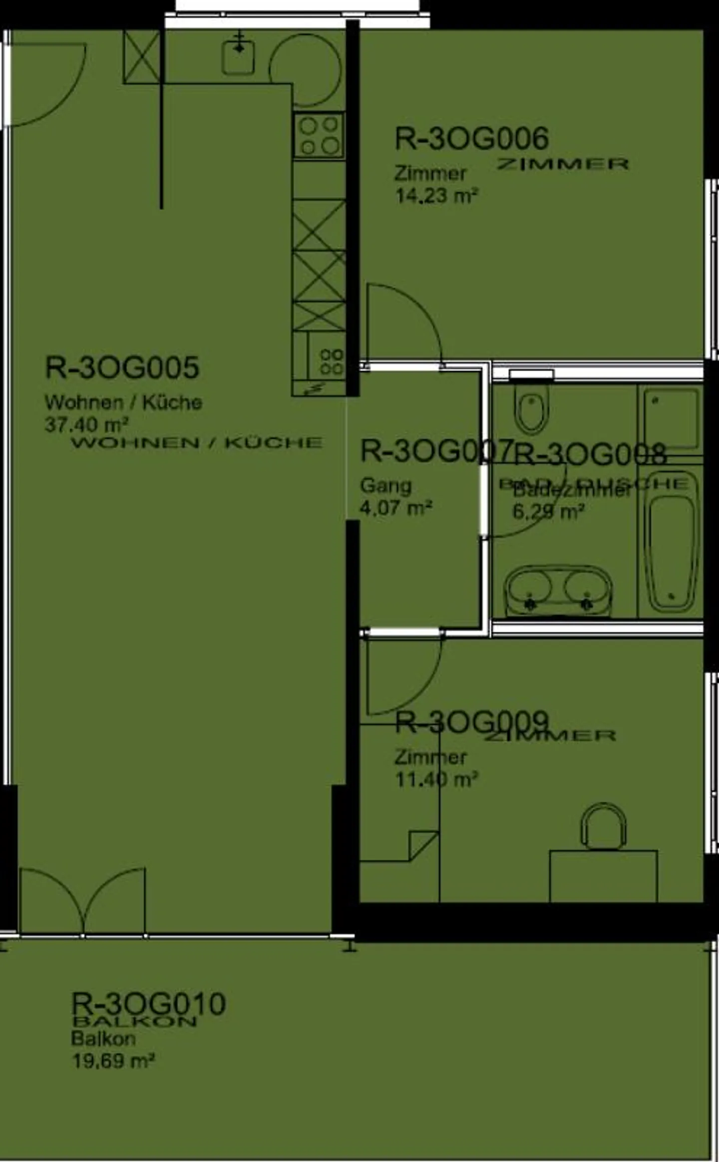 Appartement de ville attrayant au centre de Gossau - Photo 9 sur 9