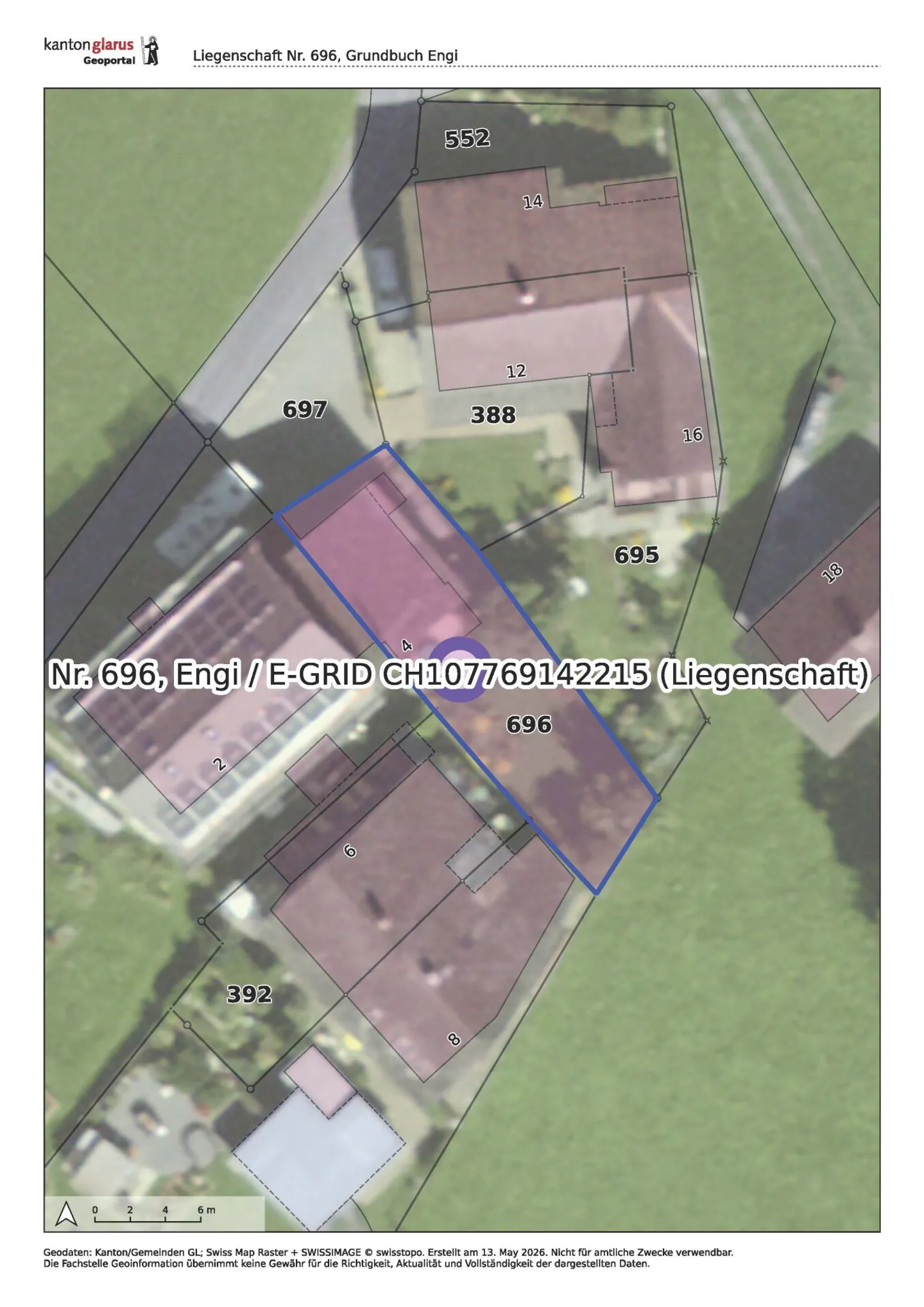 Hausteil mit Garten und Bergsicht in Engi GL - Foto 5 von 5