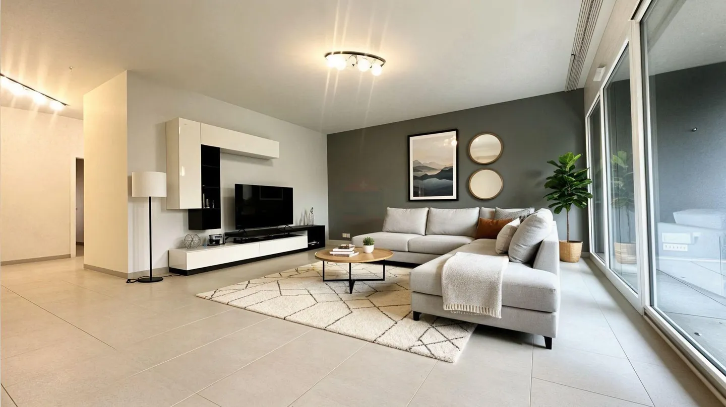 Incantevole appartamento di 4 stanze con giardino di 110 m² al piano giardino a CASATAX - Foto 2 di 9