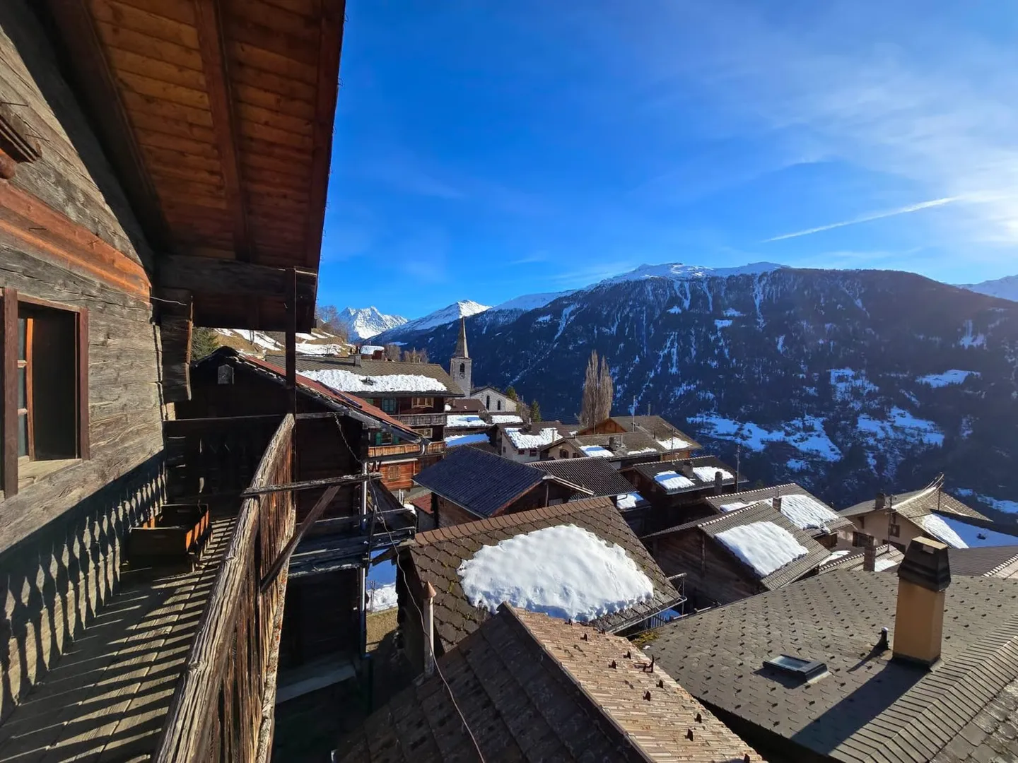 Vero villaggio casa con 2 appartamenti da ristrutturare a St-Martin (Val d'Hérens) - Foto 9 di 24