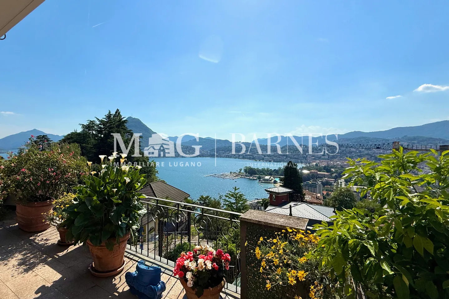 3.5 Pièces Élégance d'époque avec terrasse panoramique sur le lac de Lugano - Photo 1 sur 12