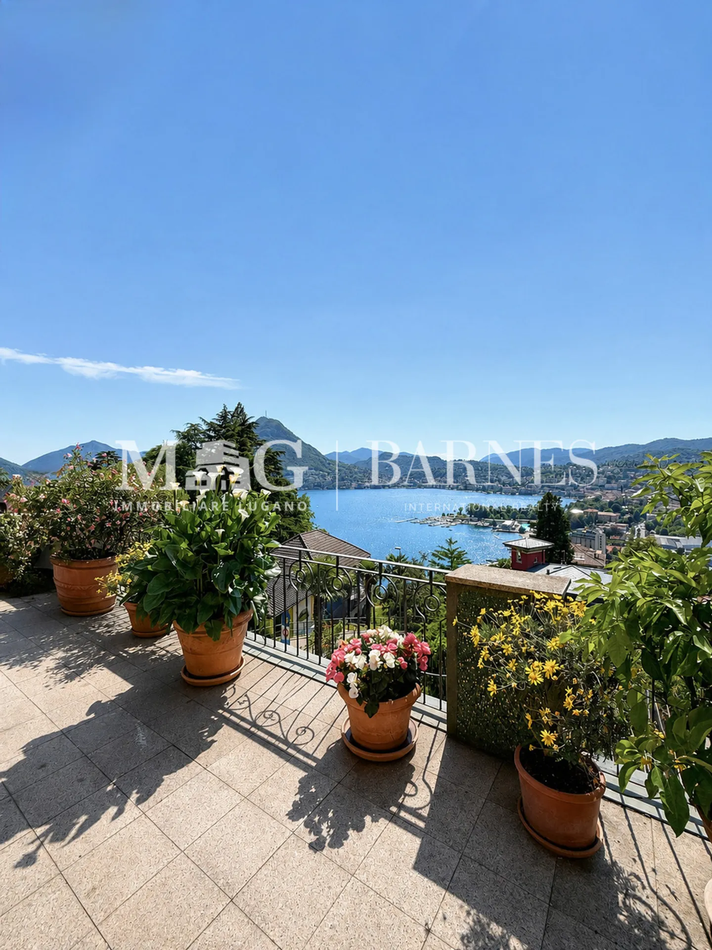 3.5 Pièces Élégance d'époque avec terrasse panoramique sur le lac de Lugano - Photo 4 sur 12