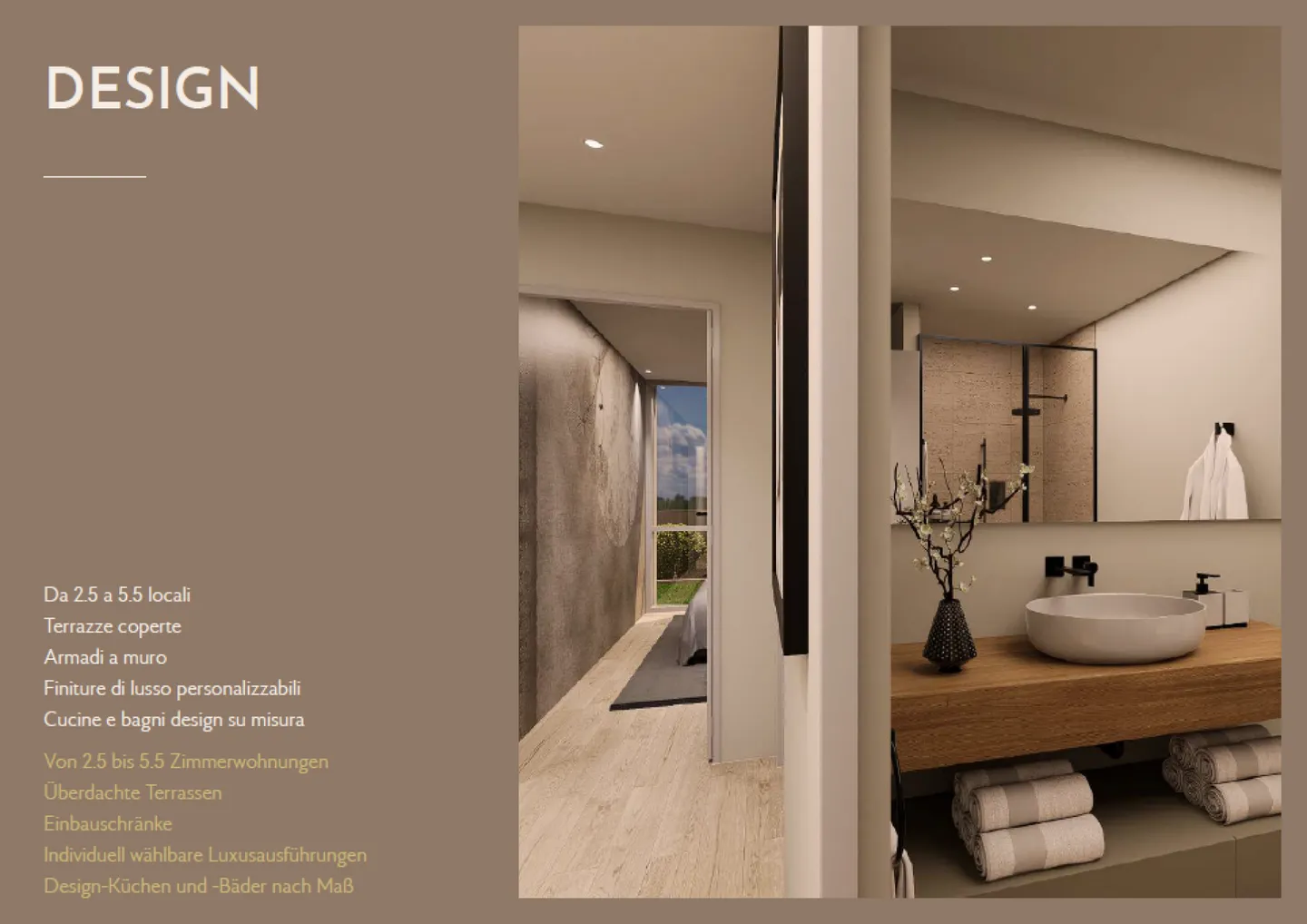 Appartements de 2.5-5.5 pièces dans la Résidence Alle Campagne, confort et design moderne - Photo 4 sur 11