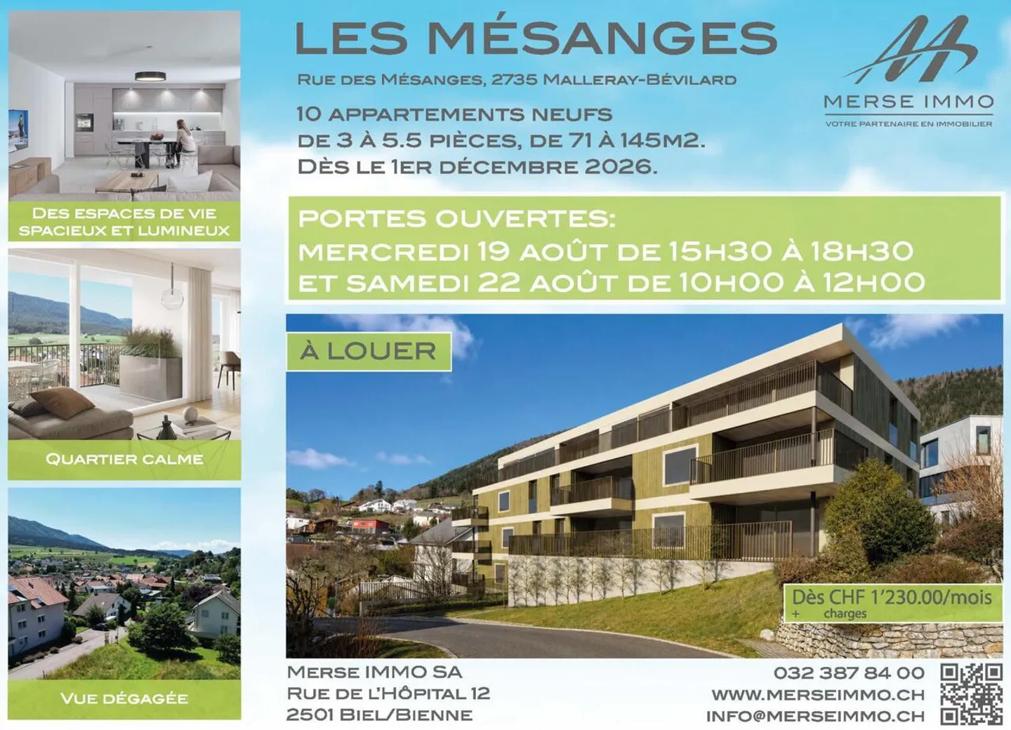 PORTES OUVERTES - Appartement neuf de 5.5 pièces - Photo 1 of 13
