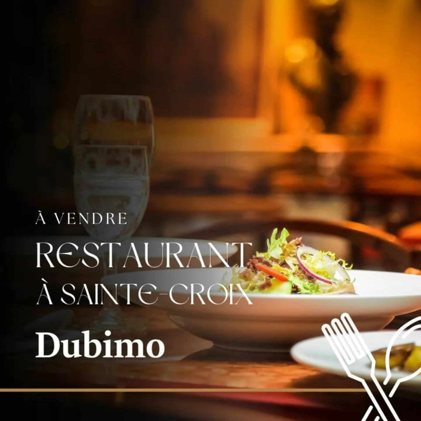 RISTORANTE COMPLETAMENTE ATTREZZATO NEL CENTRO DI SAINTE-CROIX - Foto 1 di 2