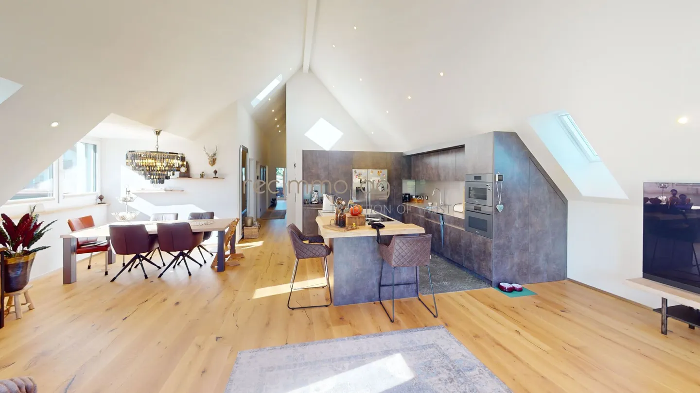 Moderno appartamento attico 3.5 stanze a Buttwil - Lussuoso, luminoso e soleggiato - Foto 5 di 9