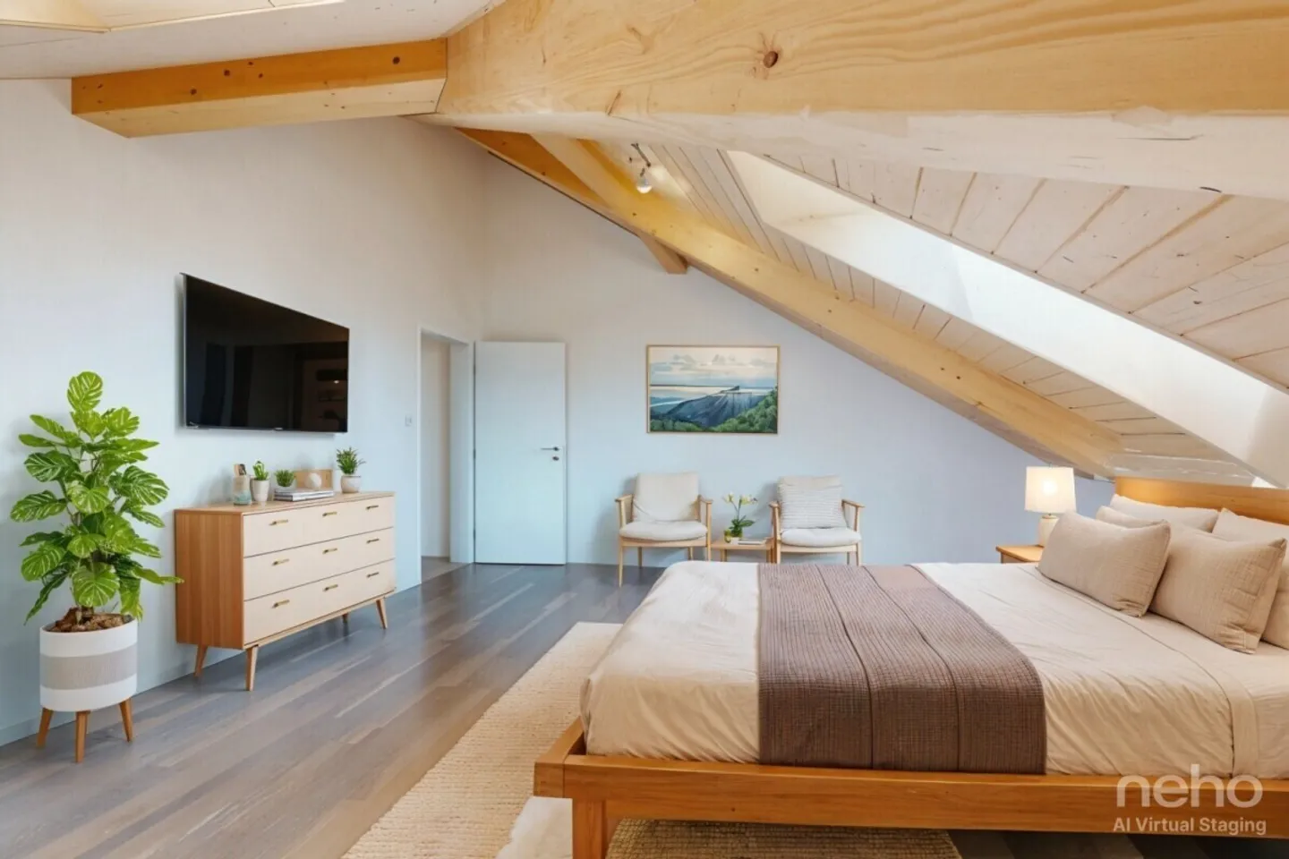 Helles Penthouse mit großzügigen Volumen - Foto 7 von 12