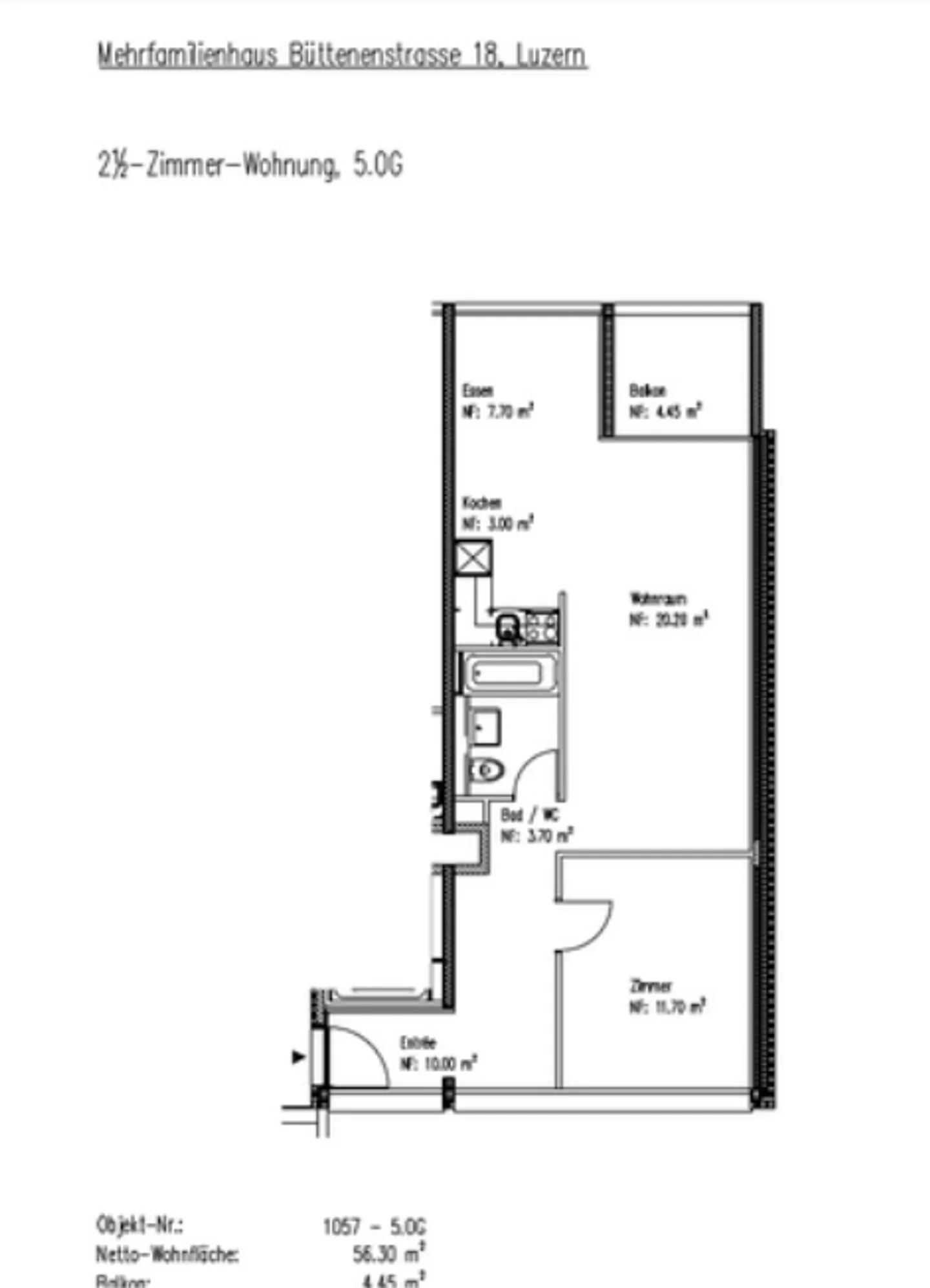 Appartamento di 2,5 stanze alla periferia di Lucerna - Foto 5 di 5